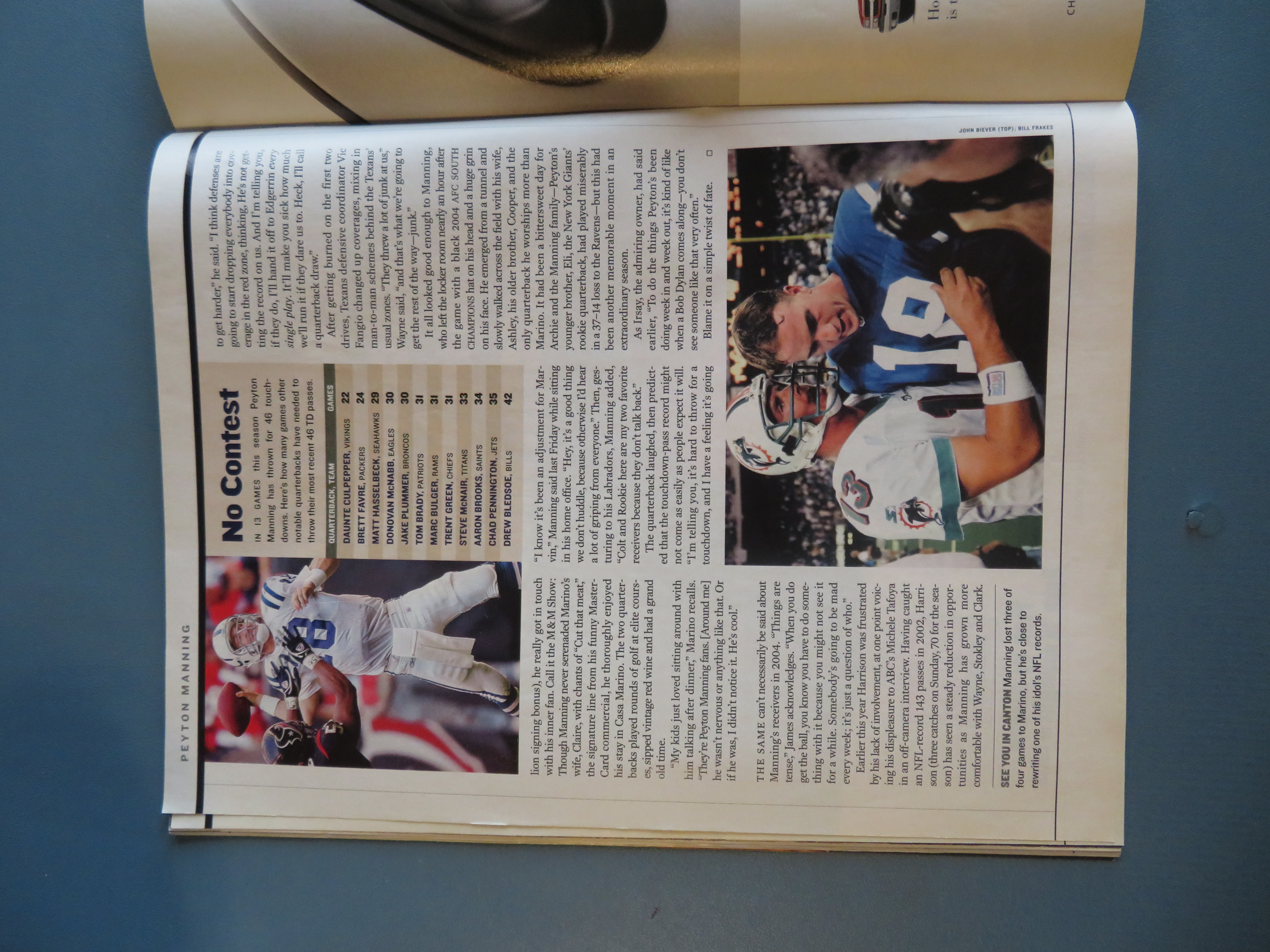 Sports Illustrated Magazine December 20, 2004 Manning