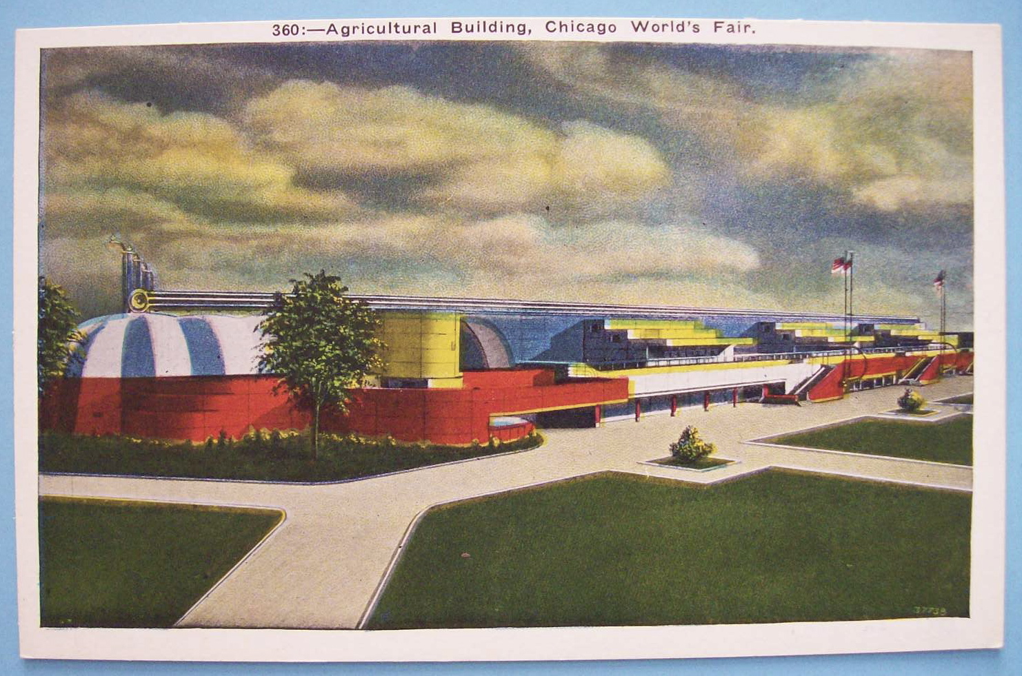 Postcard For Agricultural Building (Chicago World Fair)