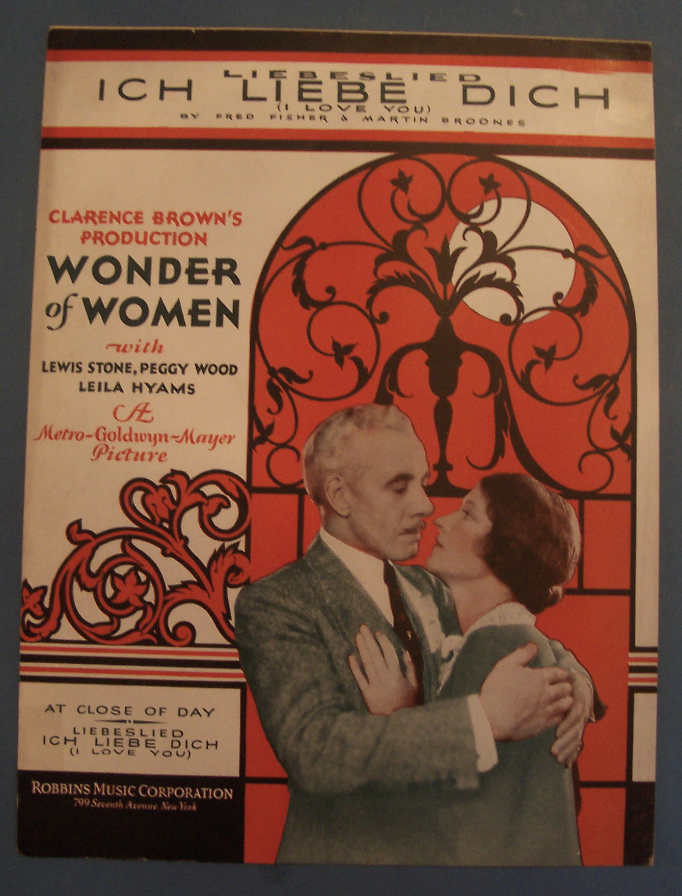 Sheet Music For 1929 Ich Liebe Dich