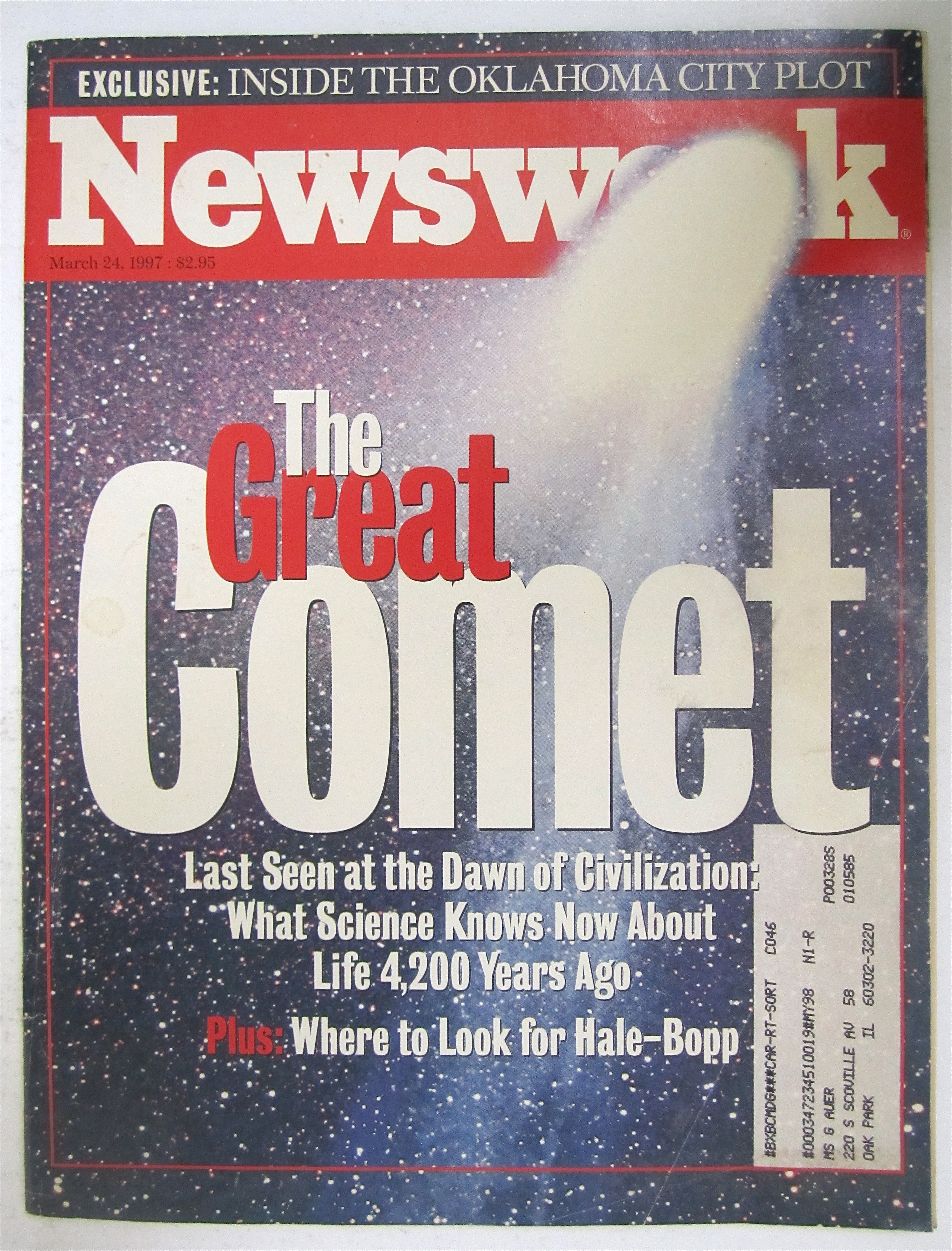 Newsweek Magazine March 24, 1997 The Great Comet