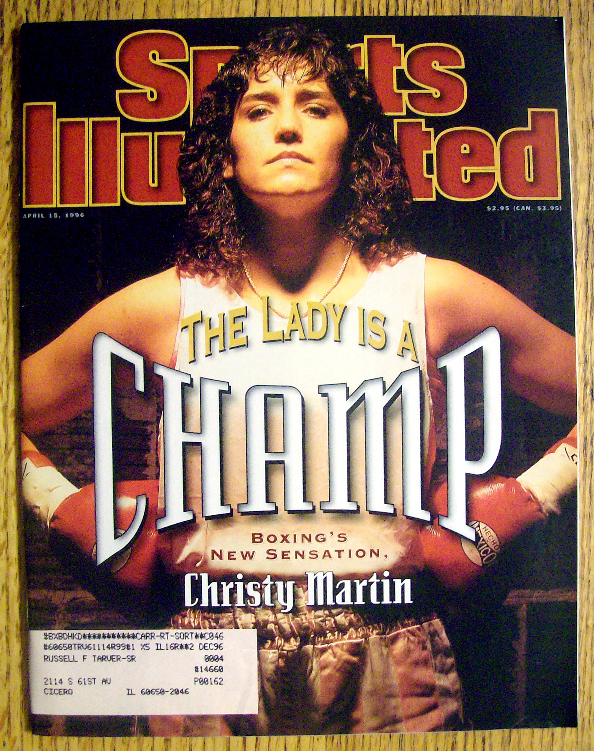 Sports Illustrated Magazine-Apr 15, 1996-Christy Martin