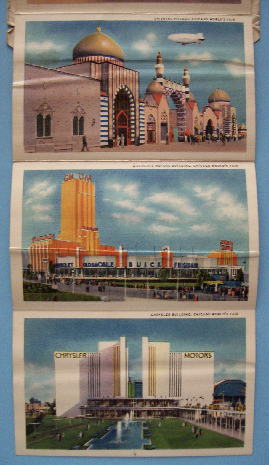 Travel Building Postcard Folder (Century Of Progress)
