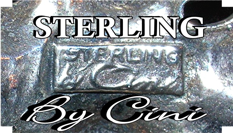 Sterling Silver Cini Leaf Pin Brooch.........