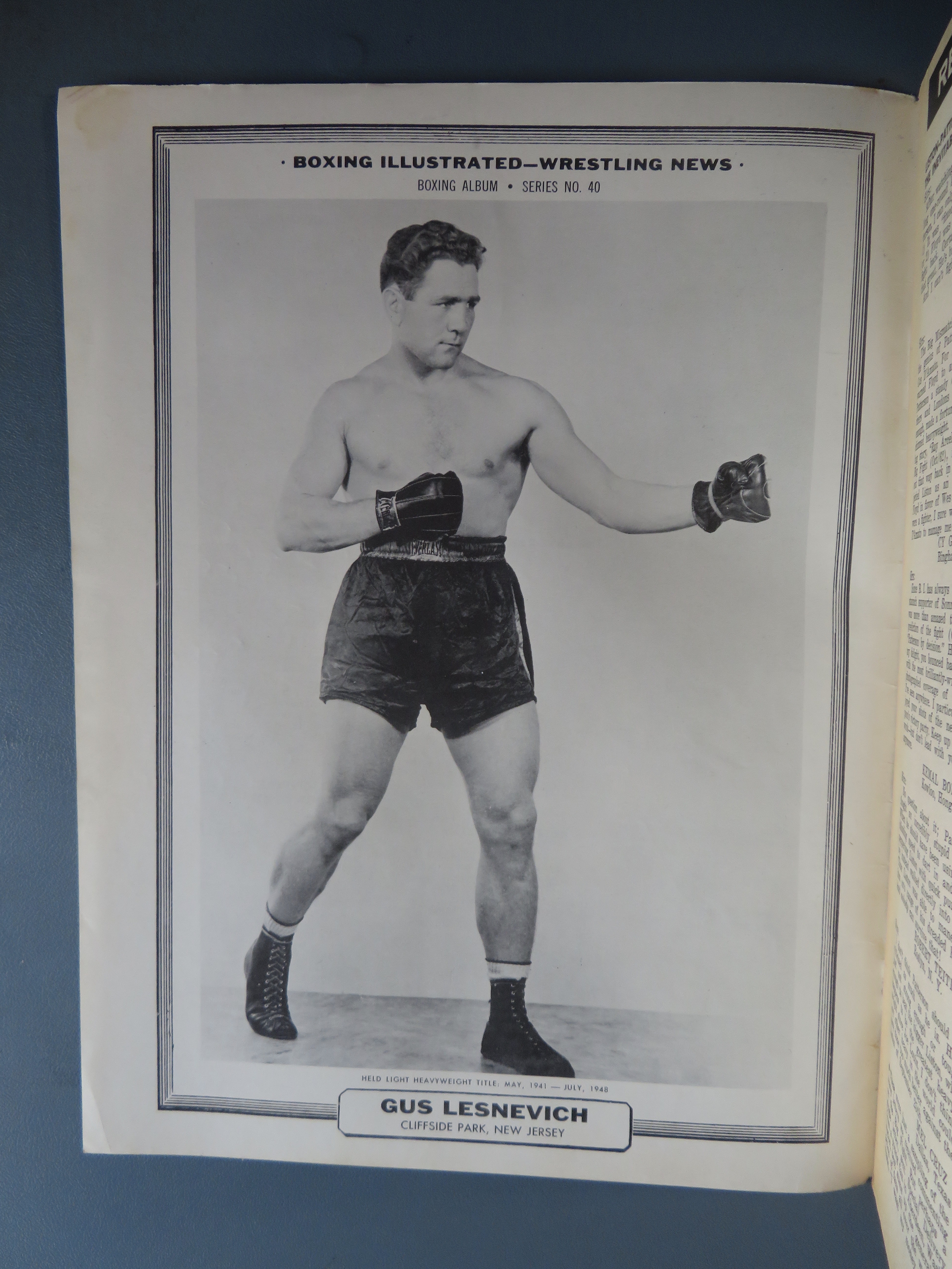 Boxing Illustrated Wrestling Magazine January 1963