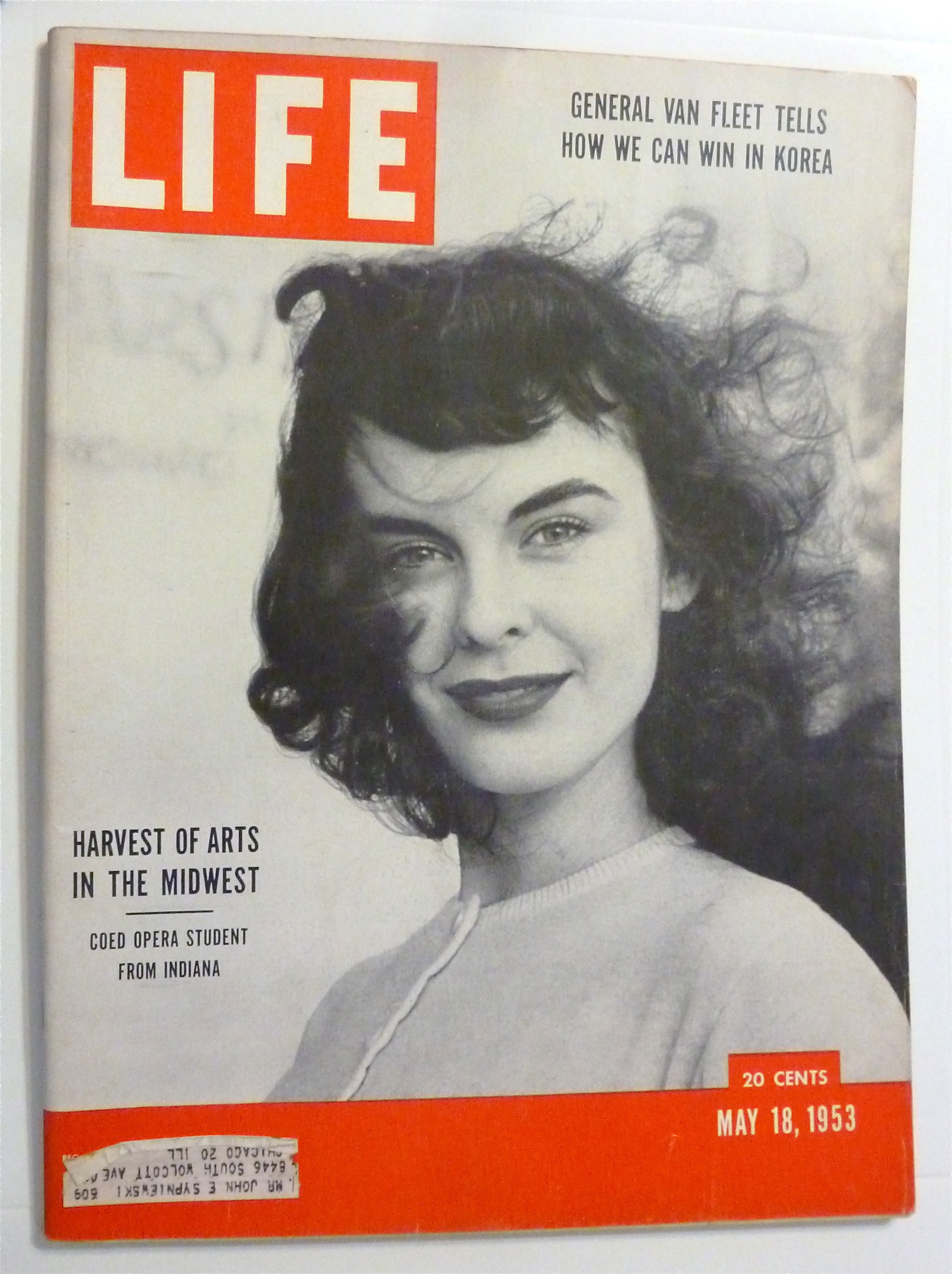 Life Magazine-May 18, 1953-Opera Student From Indiana
