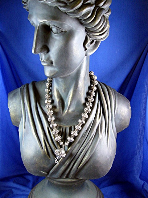 Necklace Sterling Silver Beads  BALI 134 Grams
