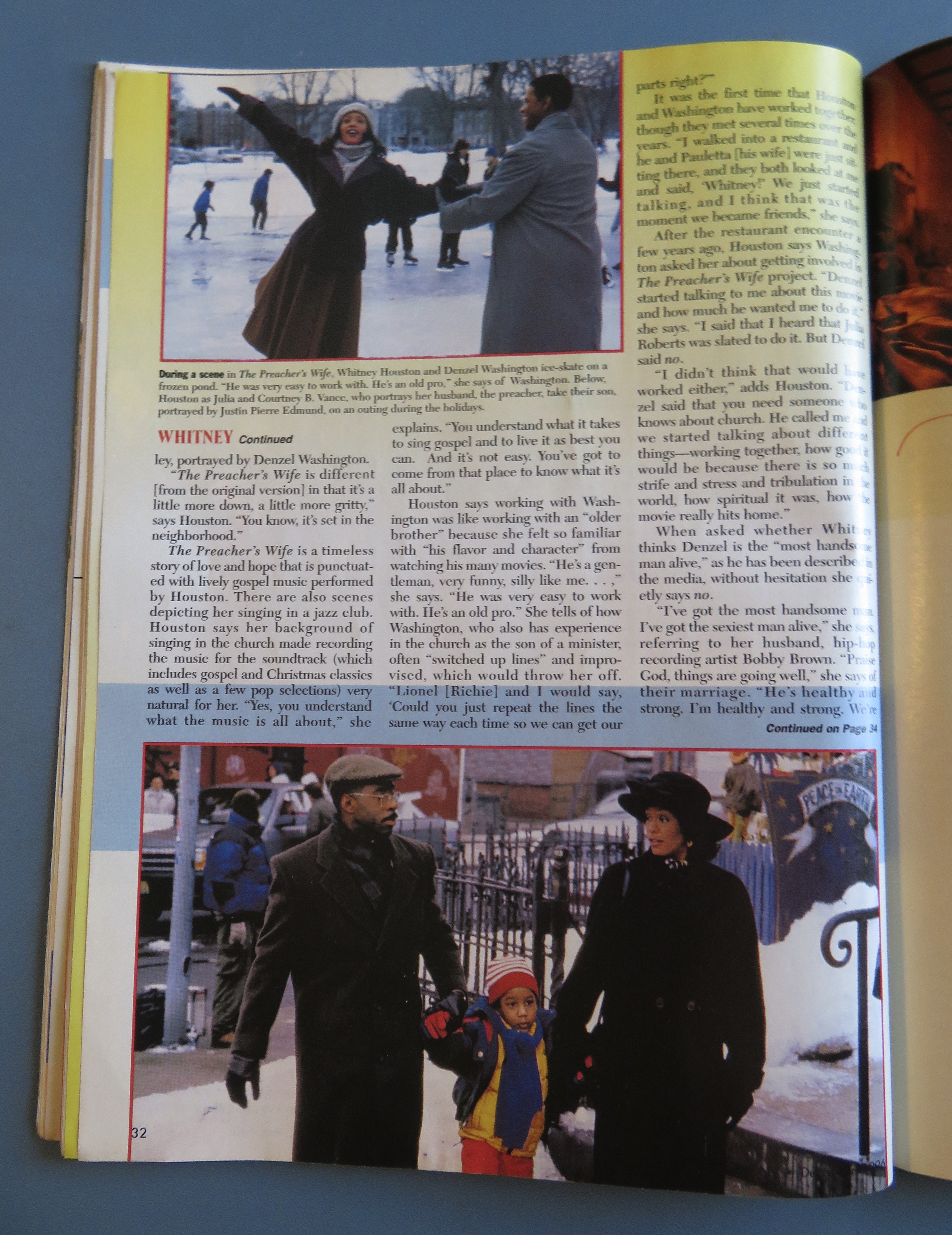 Ebony Magazine - December 1996 - Whitney Talks