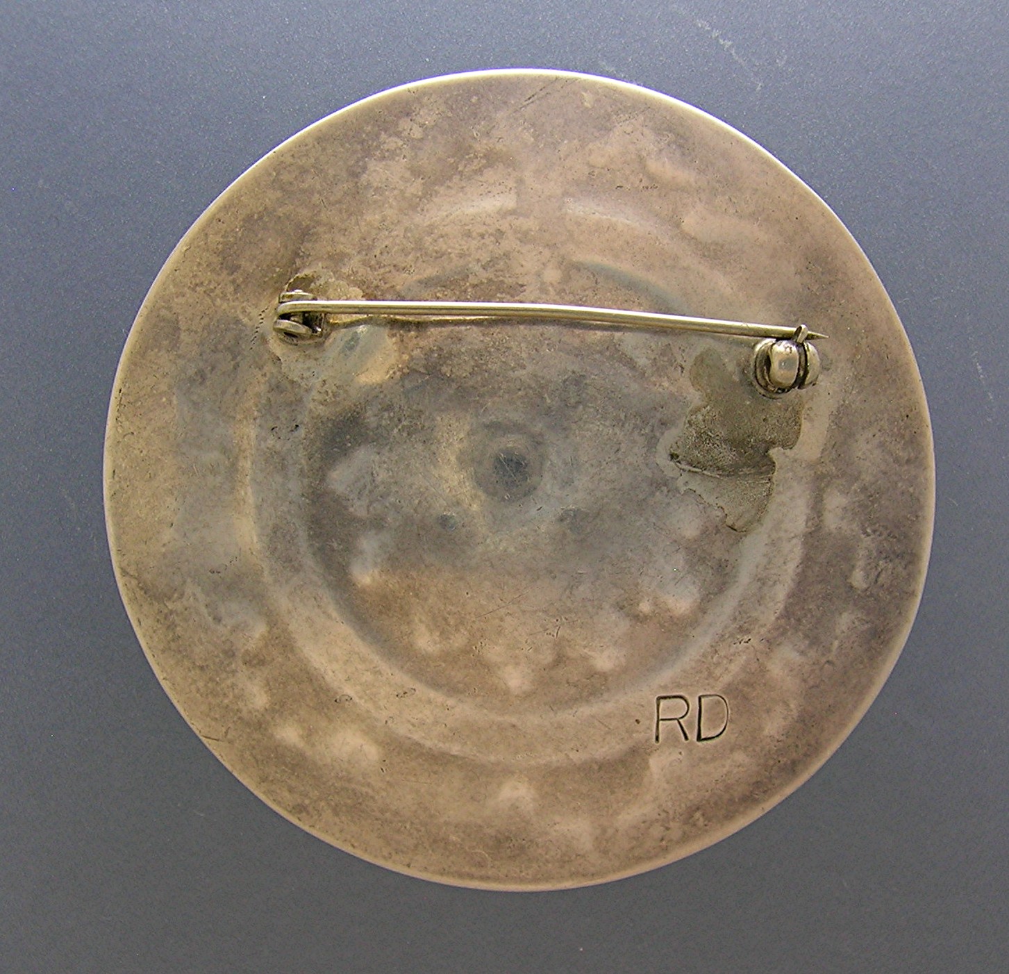 Native American Sterling Silver ROSE CASTLLO DRAPER Pin