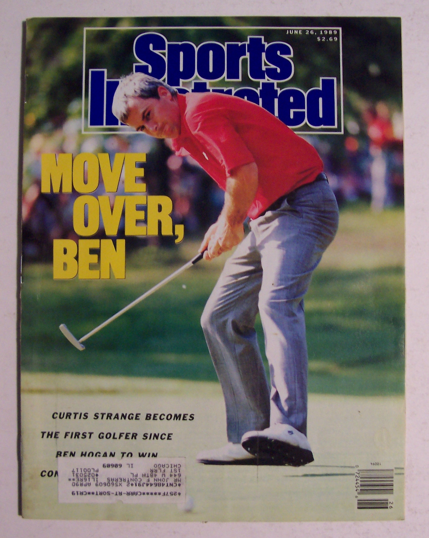 Sports Illustrated Magazine -June 26, 1989- Ben Hogan
