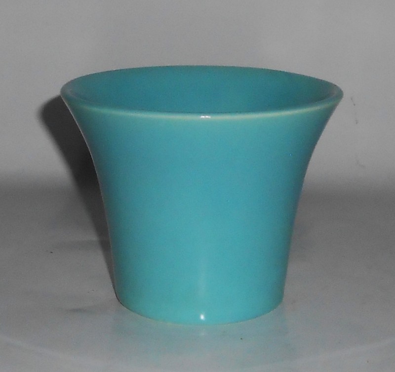 VINTAGE Bauer Pottery 4'' Spanish Turquoise Flower Pot