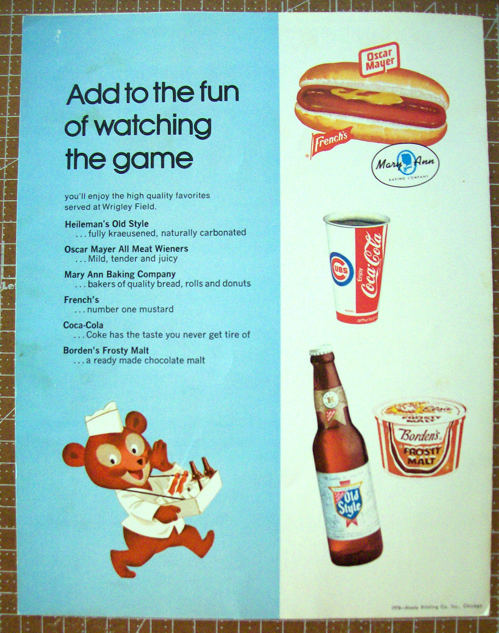 Chicago Cubs Official Program 1978 Signed
