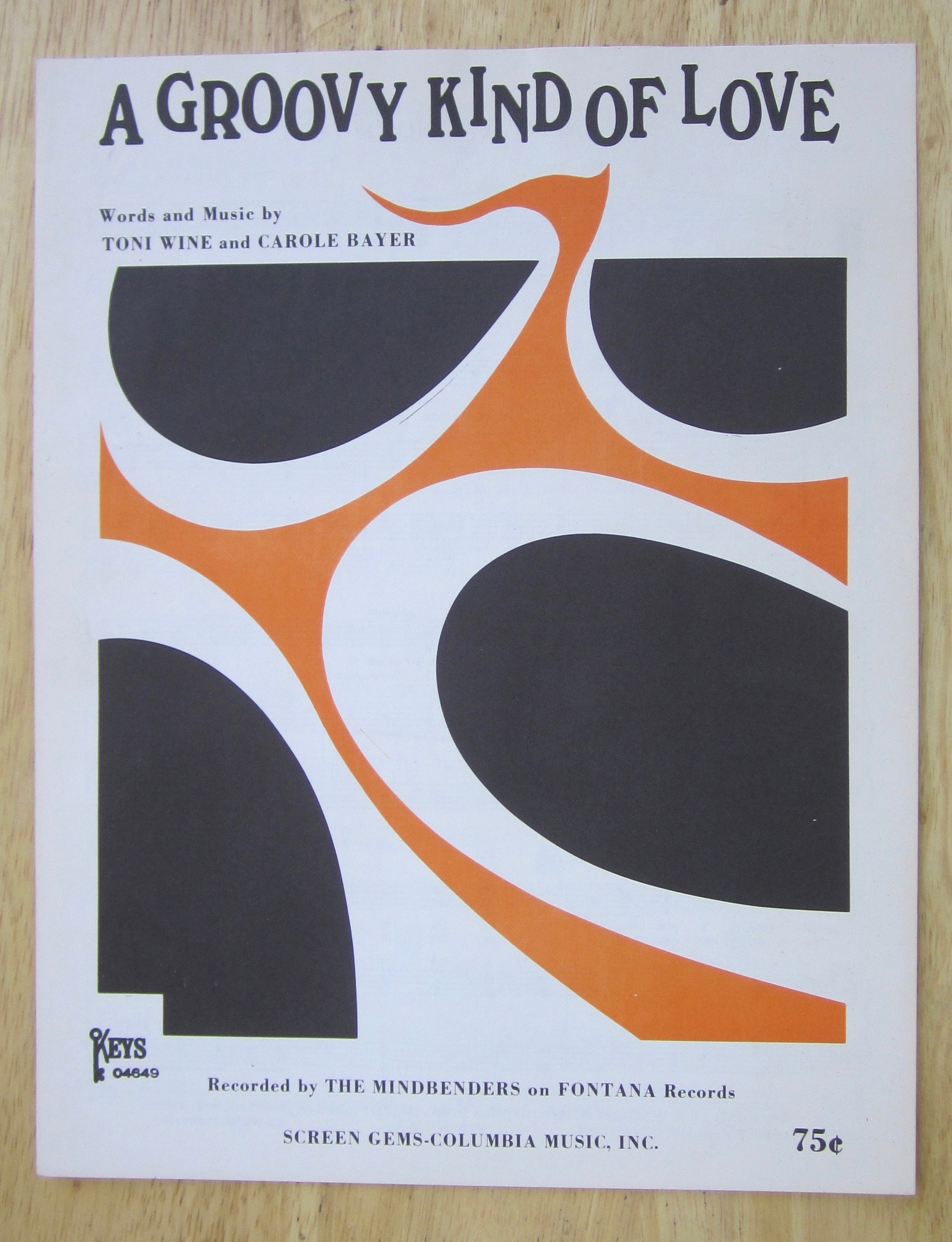 1966 A Groovy Kind Of Love Sheet Music