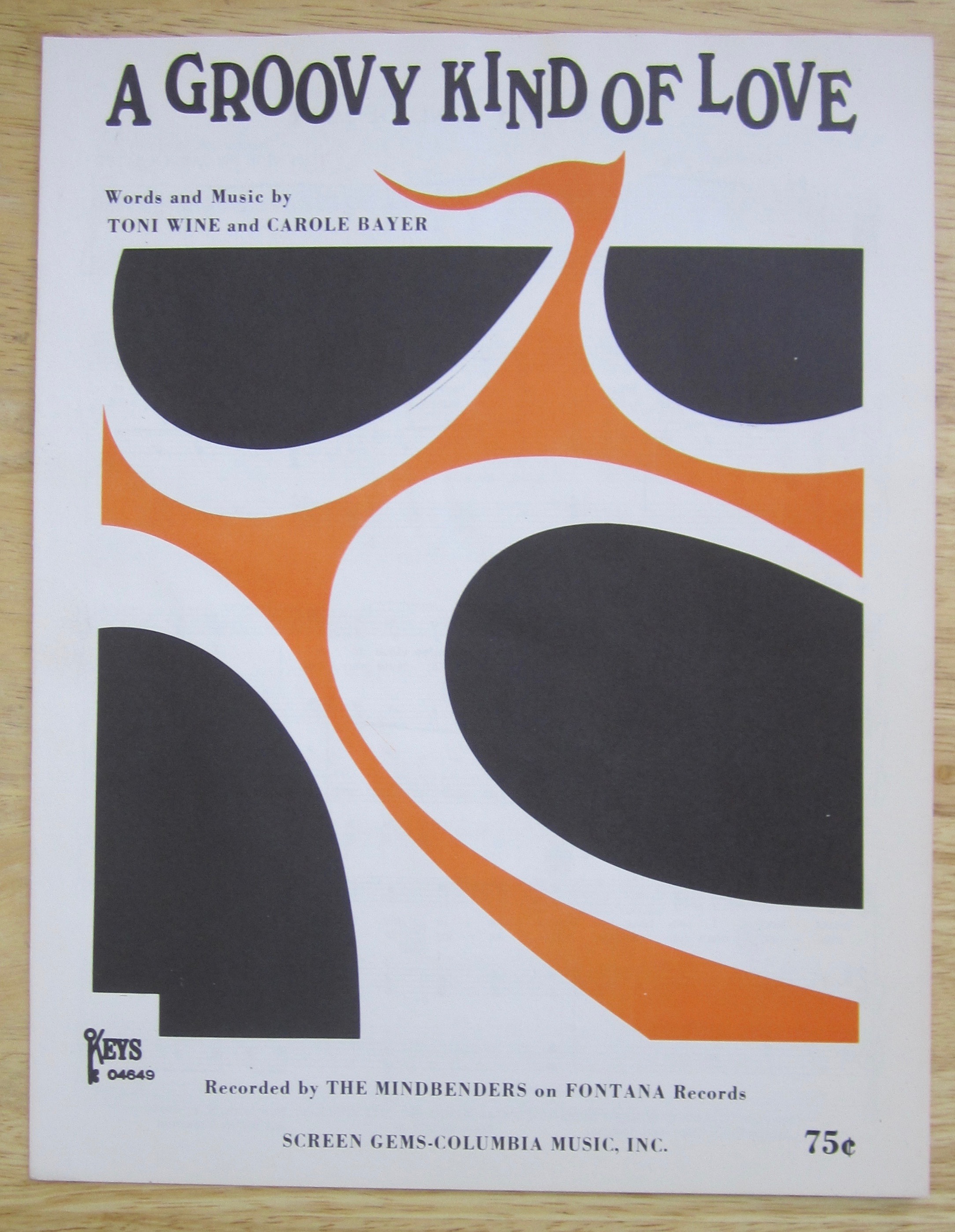 1966 A Groovy Kind Of Love Sheet Music