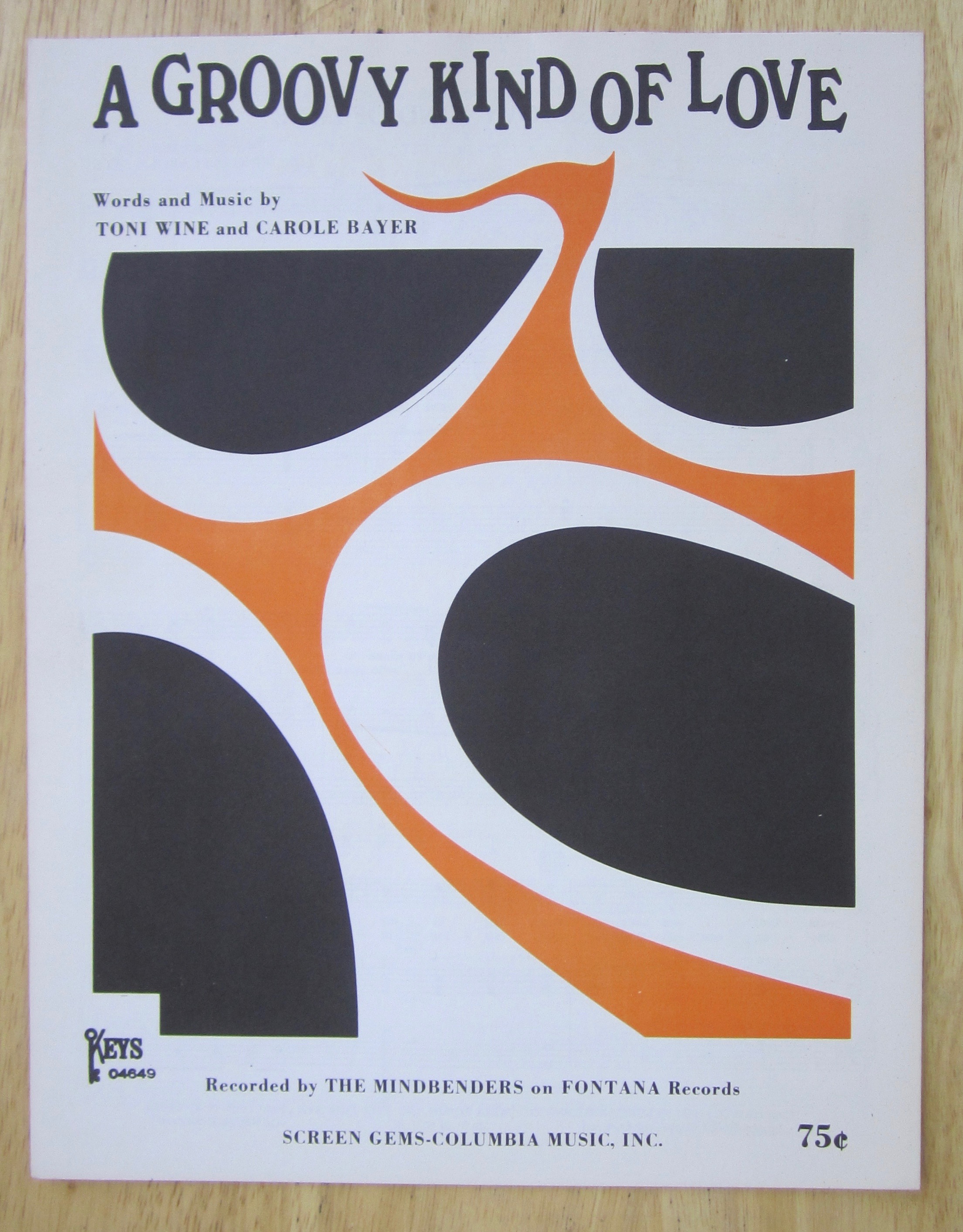 1966 A Groovy Kind Of Love Sheet Music