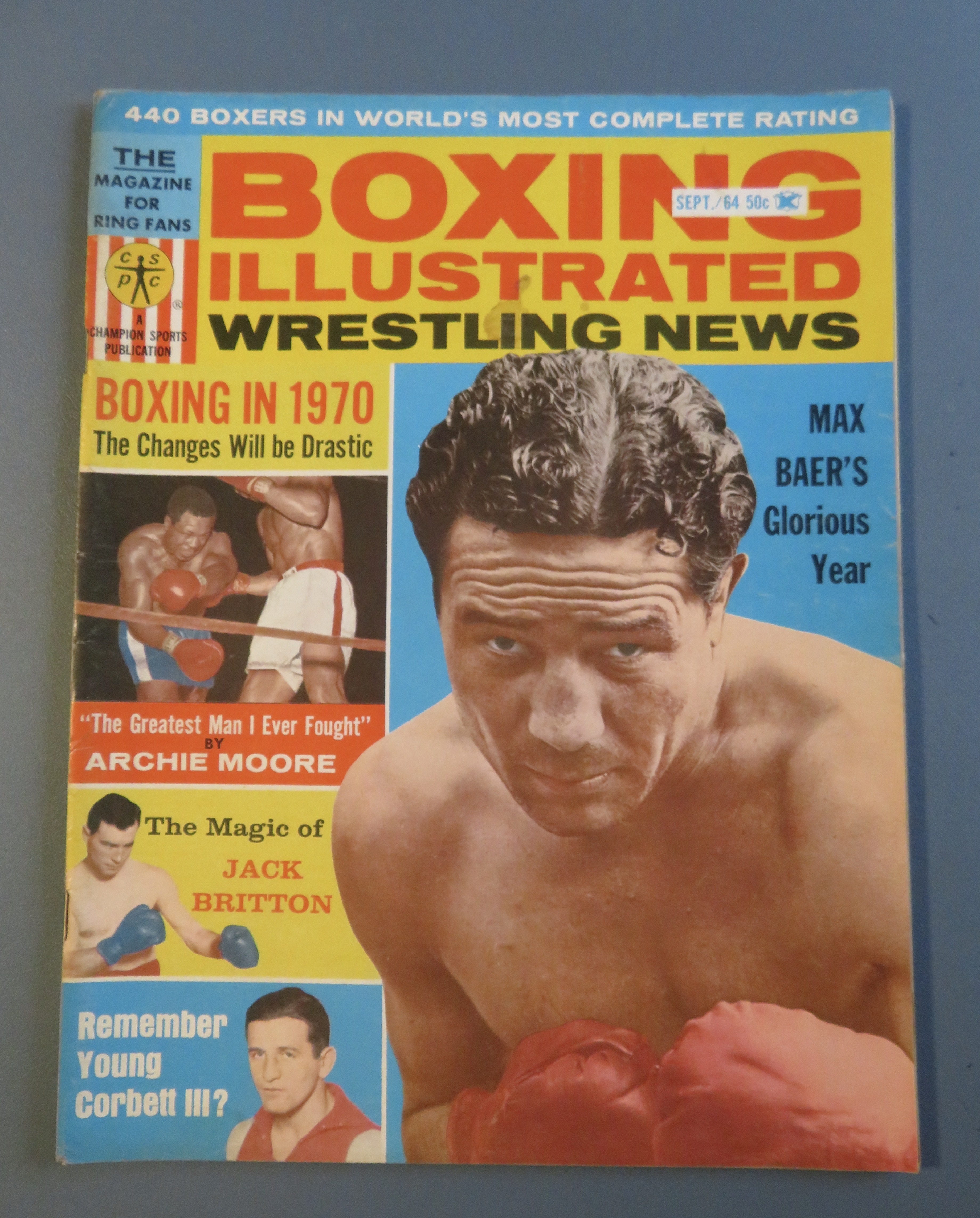 Boxing Illustrated Wrestling News Magazine Sept 1964