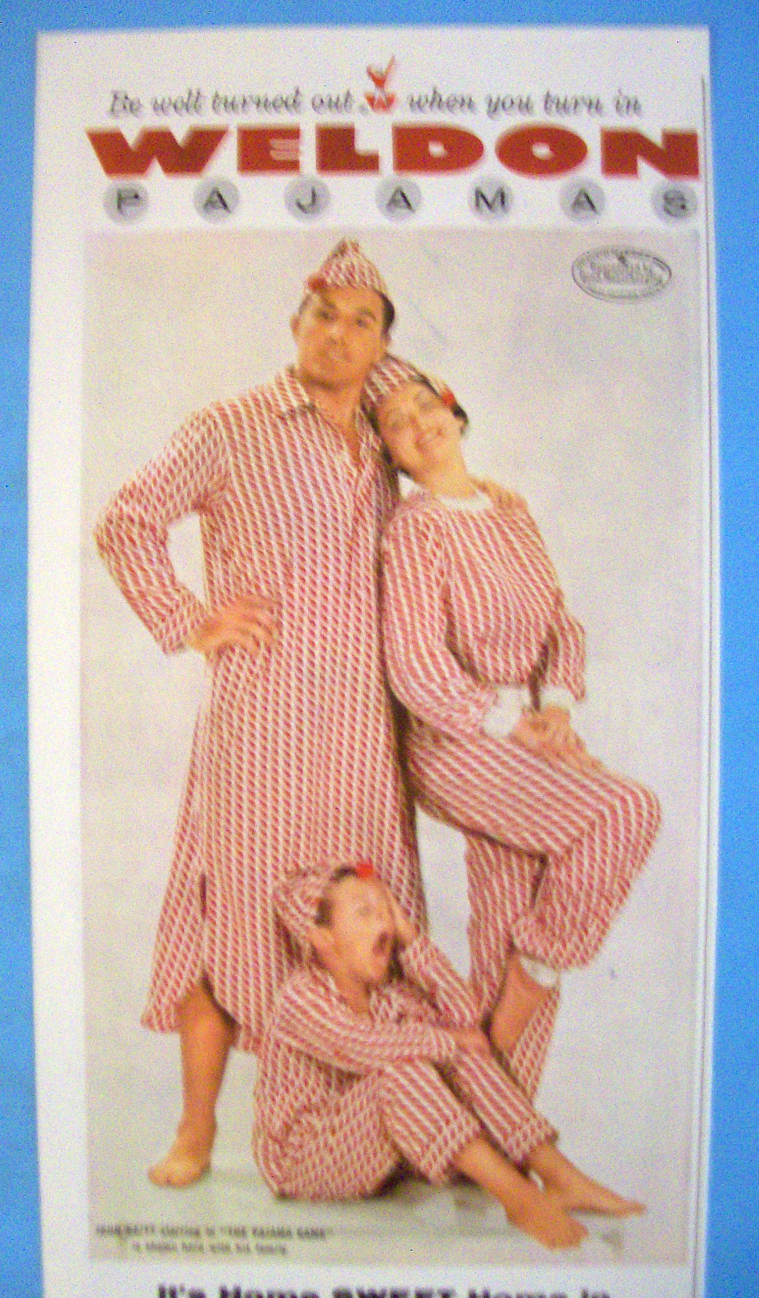 1954 Weldon Pajamas With John Raitt & Family