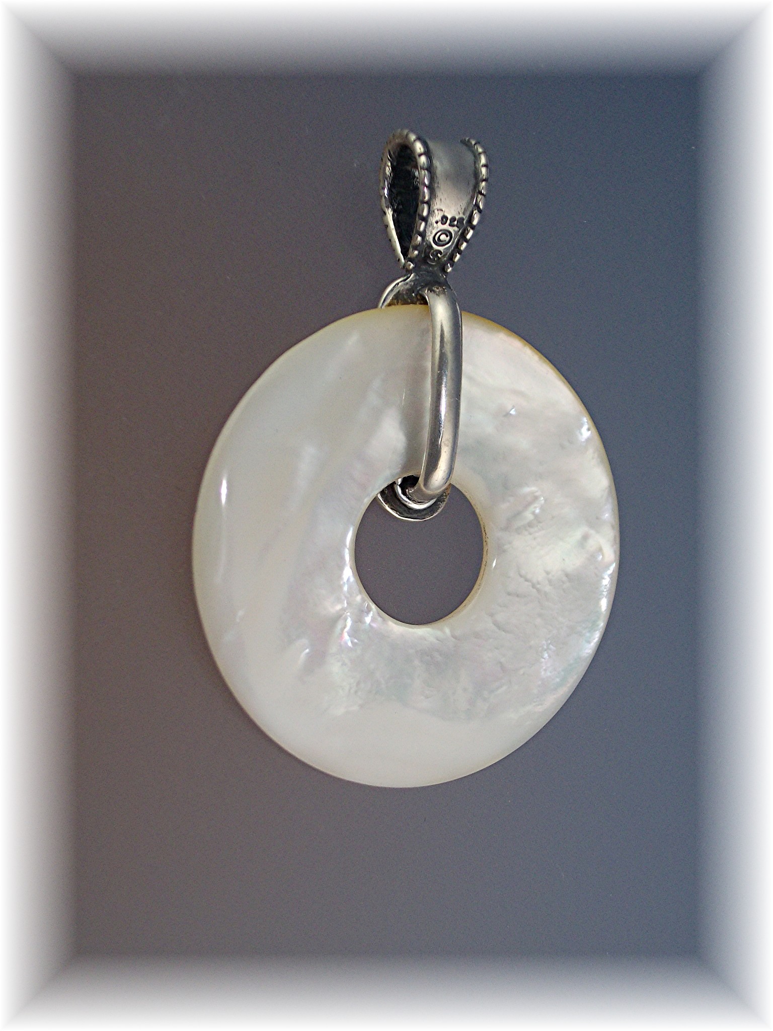 Pendant Sterling Silver mother Of Pearl