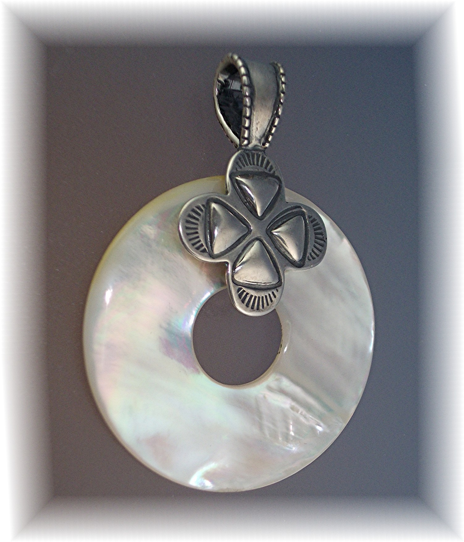 Pendant Sterling Silver mother Of Pearl