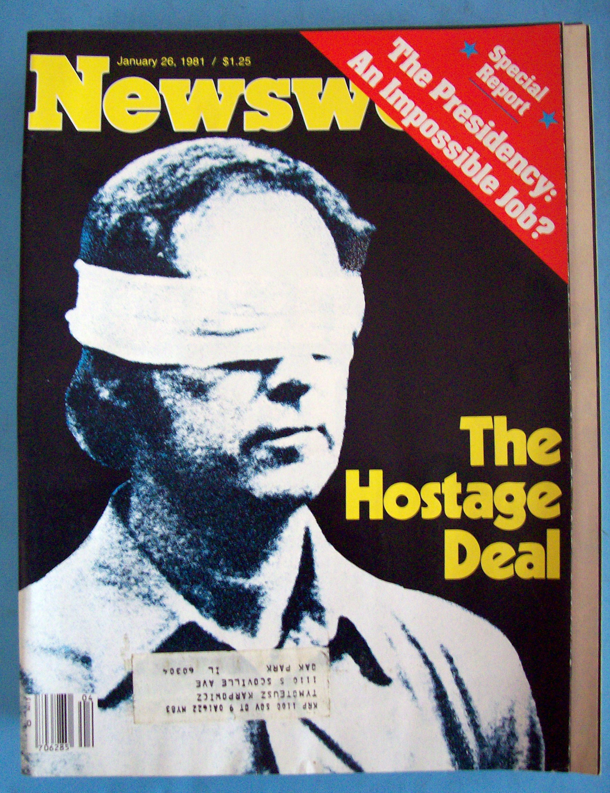 Newsweek Magazine - January 26, 1981 - Hostage Deal