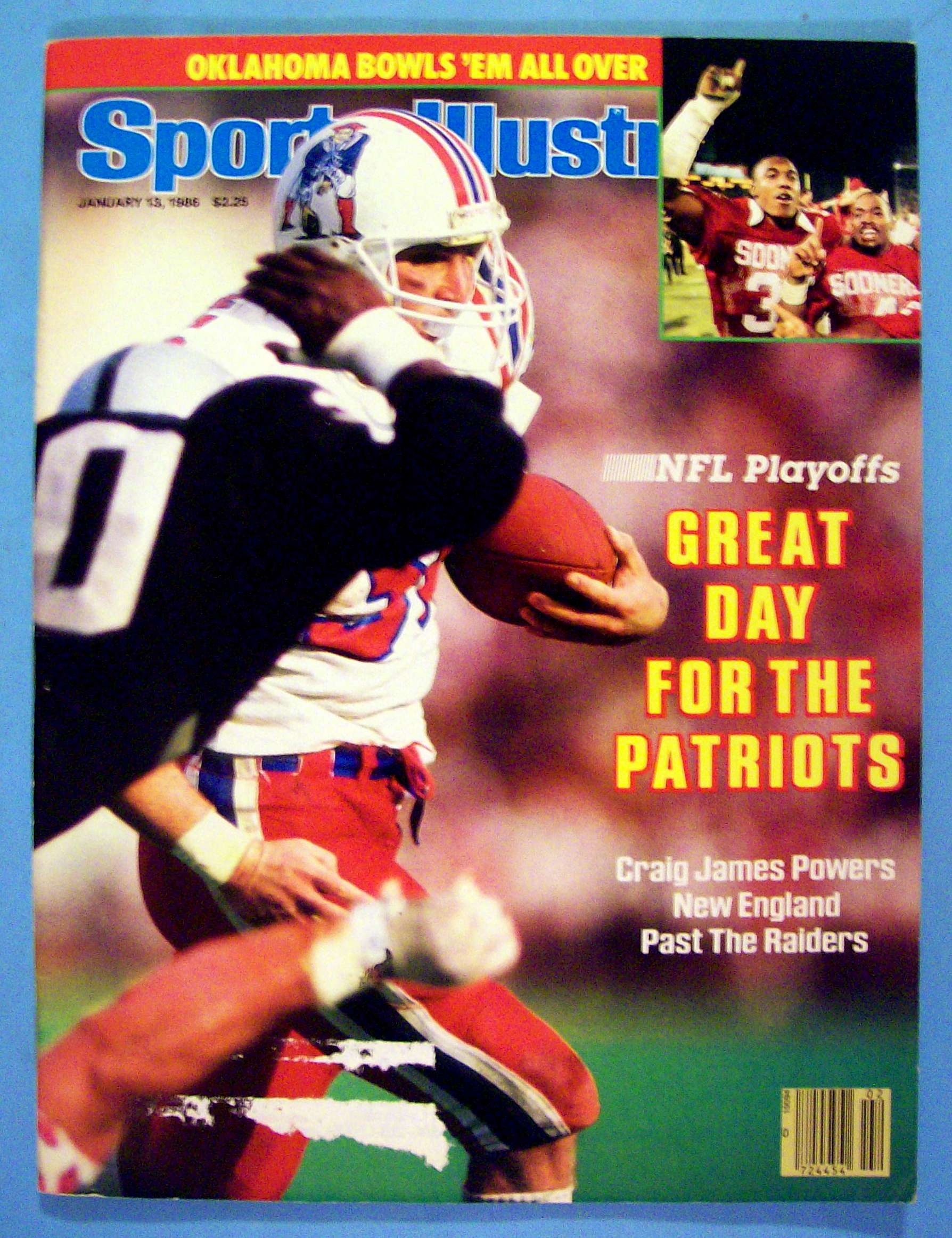 Sports Illustrated Magazine-January 13, 1986-Patriots