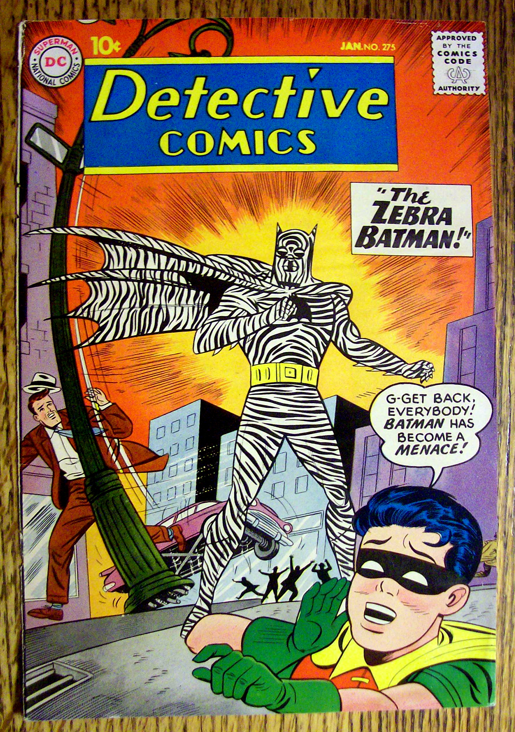 Detective Comics Cover-January 1960-Batman Cover