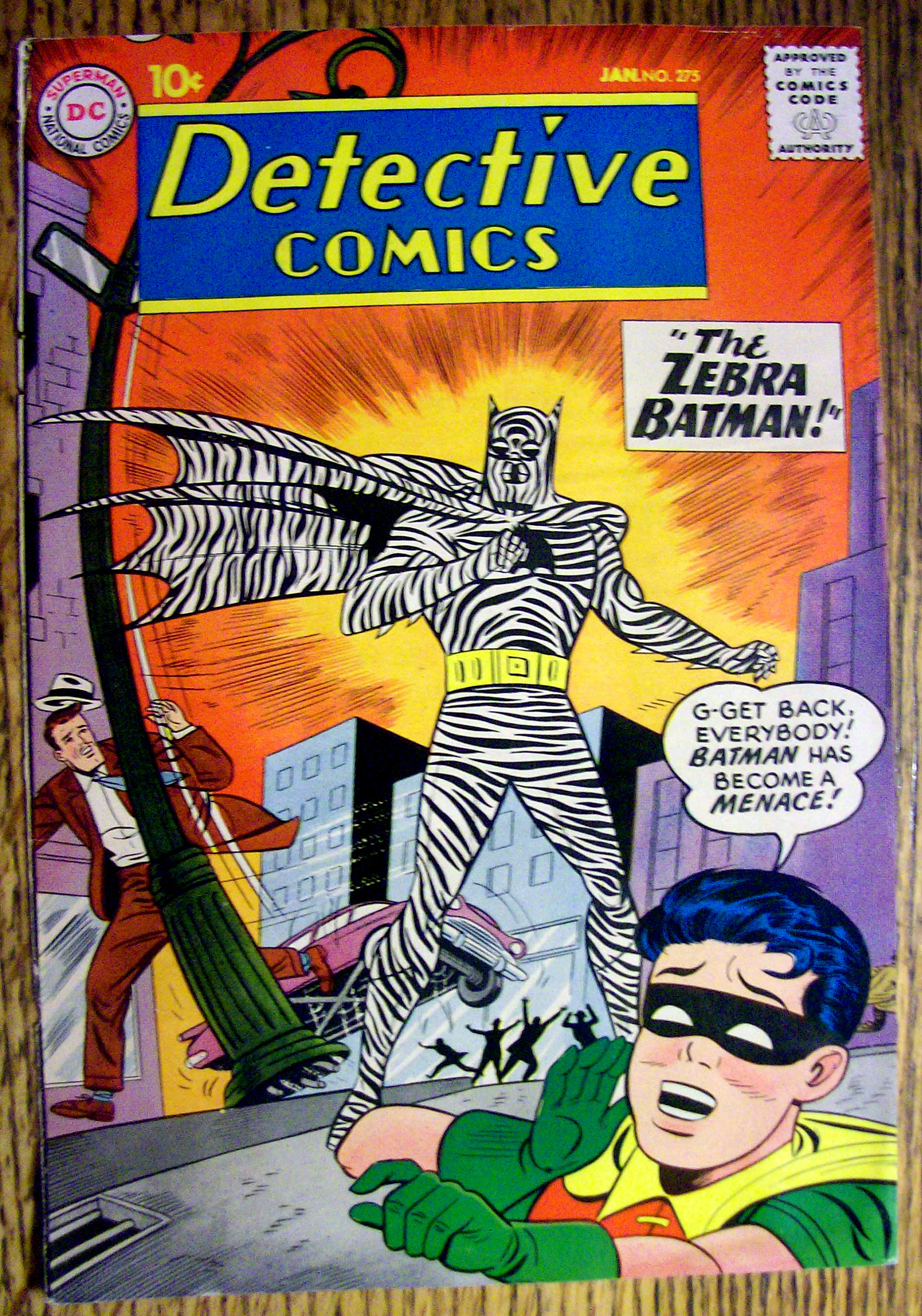 Detective Comics Cover-January 1960-Batman Cover