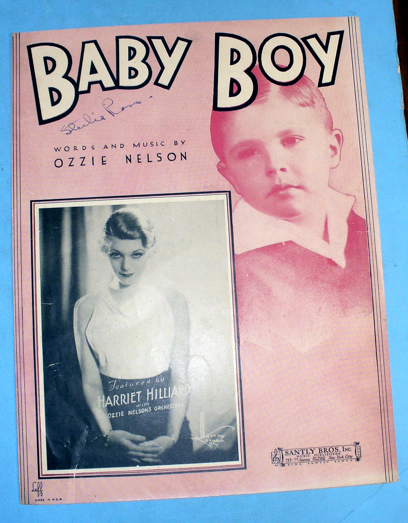 1933 Baby Boy by Ozzie Nelson Features Harriet Hilliard