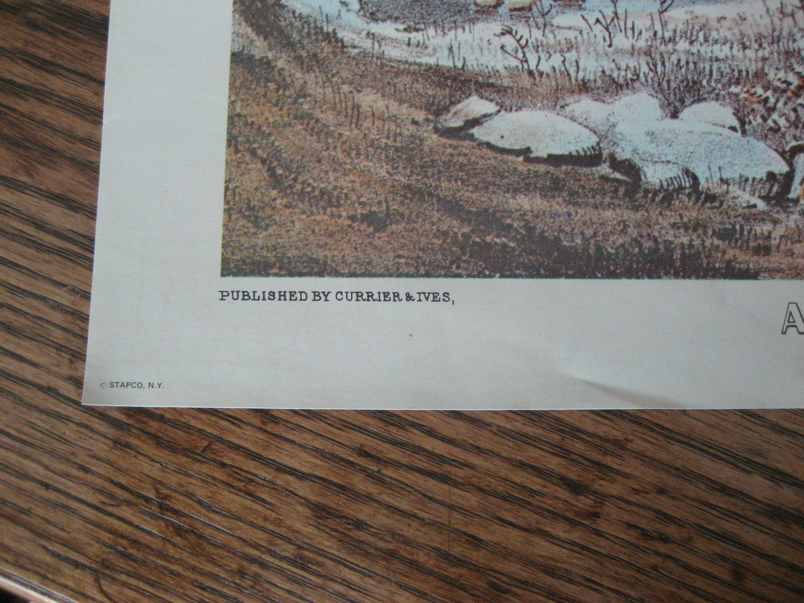 Currier & Ives A Home in the Wilderness