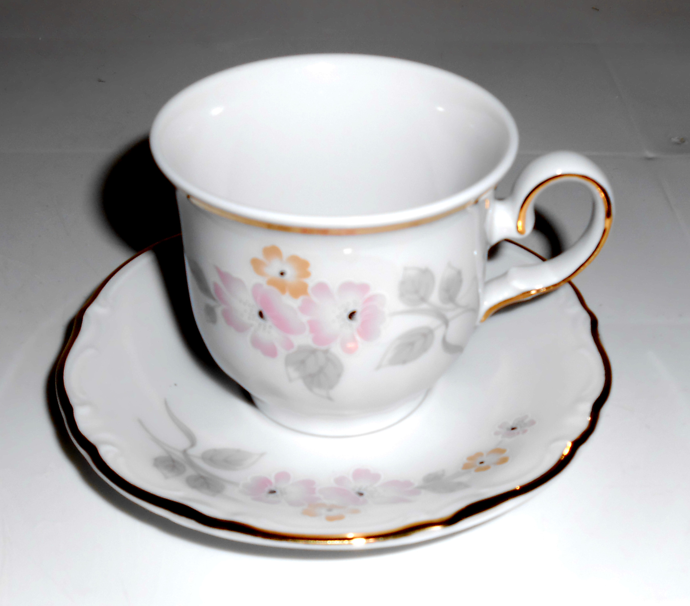 Winterling Porcelain China Theresa Demi Cup/ Saucer Set