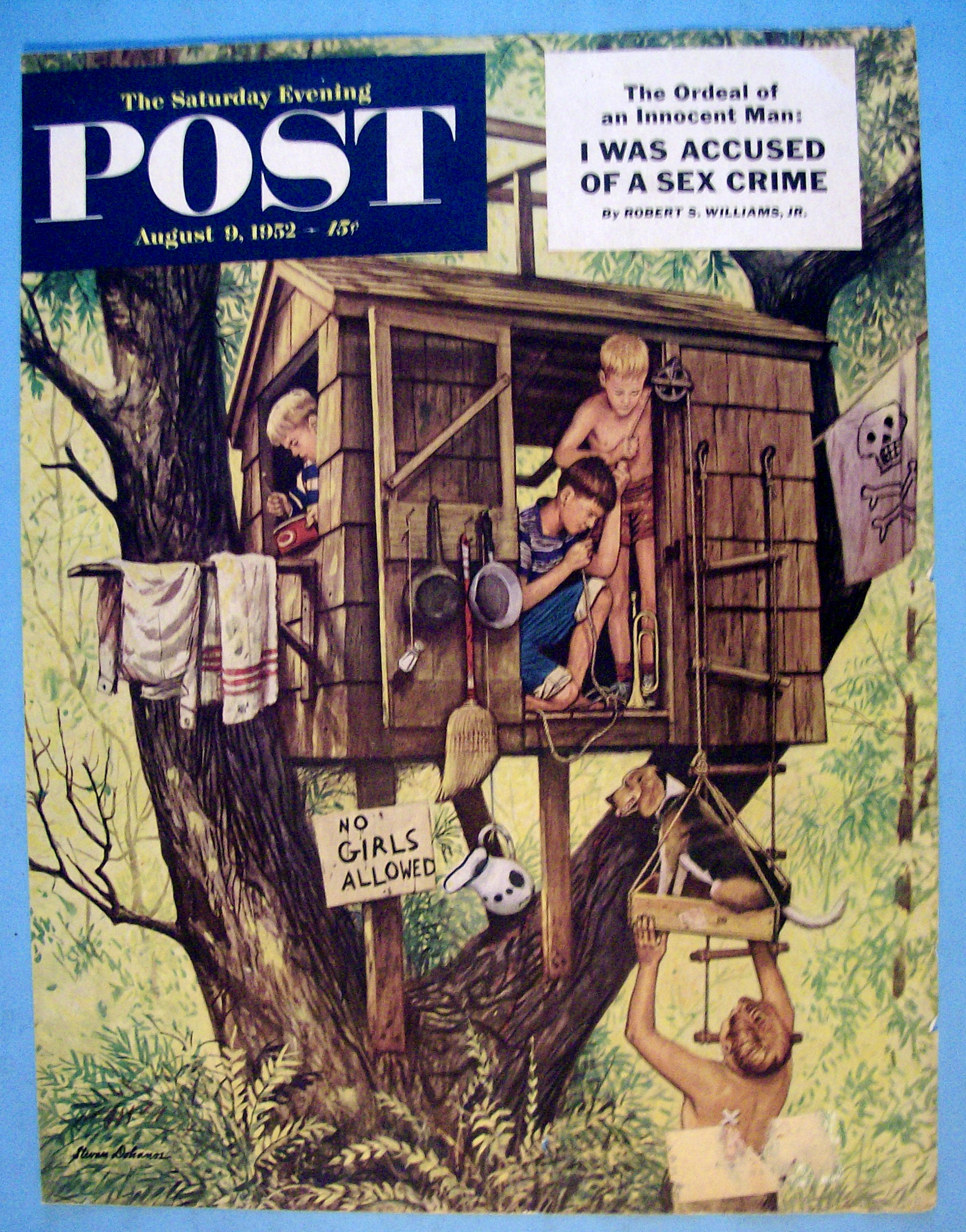 Sat Eve Post Cover (Only) - August 9, 1952 - Dohanos