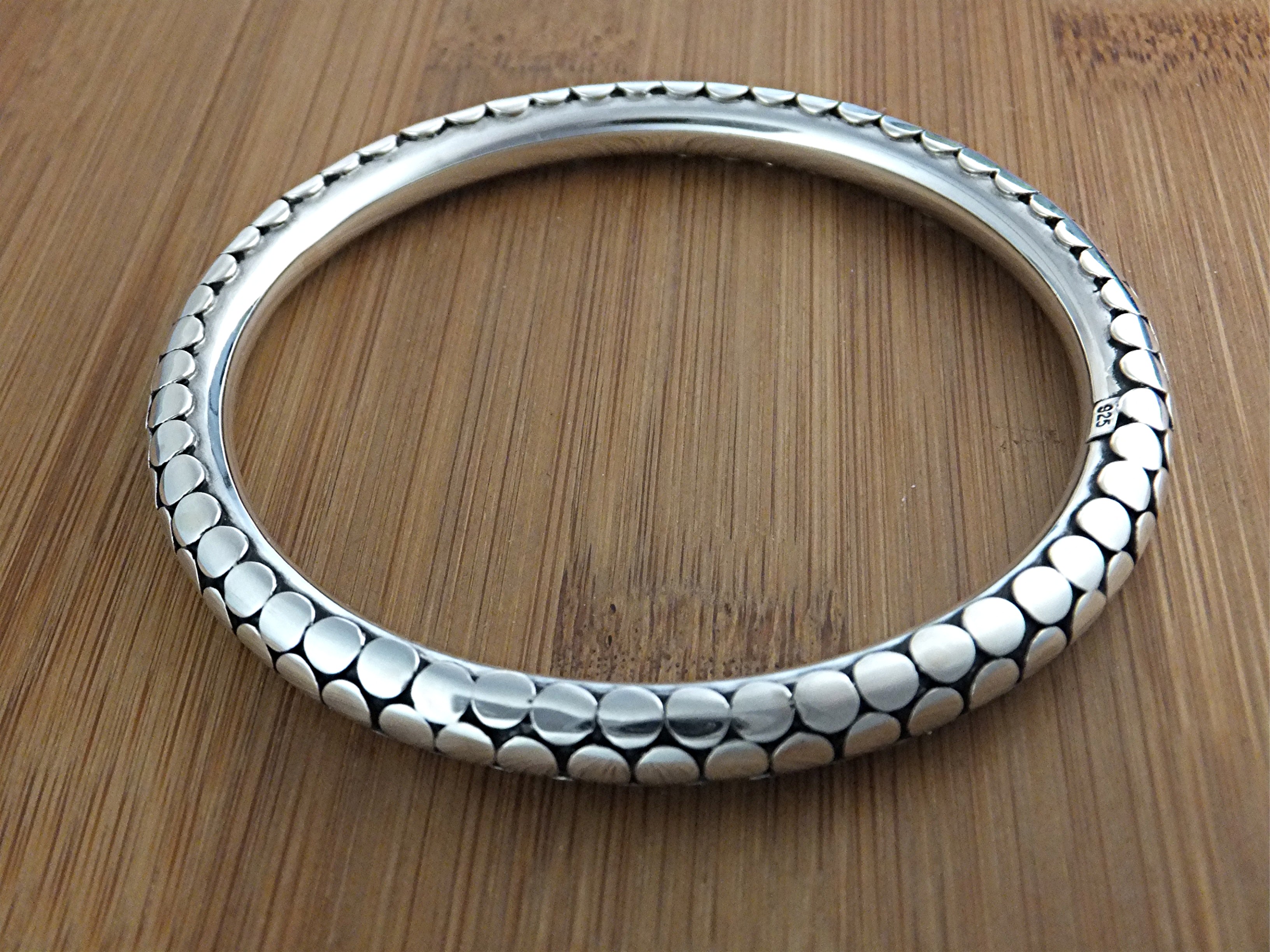 Bracelet Sterling Silver Bali John Hardy Look Dots