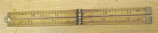 Stanley No. 69 Carpenters Rule 1 Foot 4 Fold