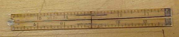 Stanley No. 69 Carpenters Rule 1 Foot 4 Fold