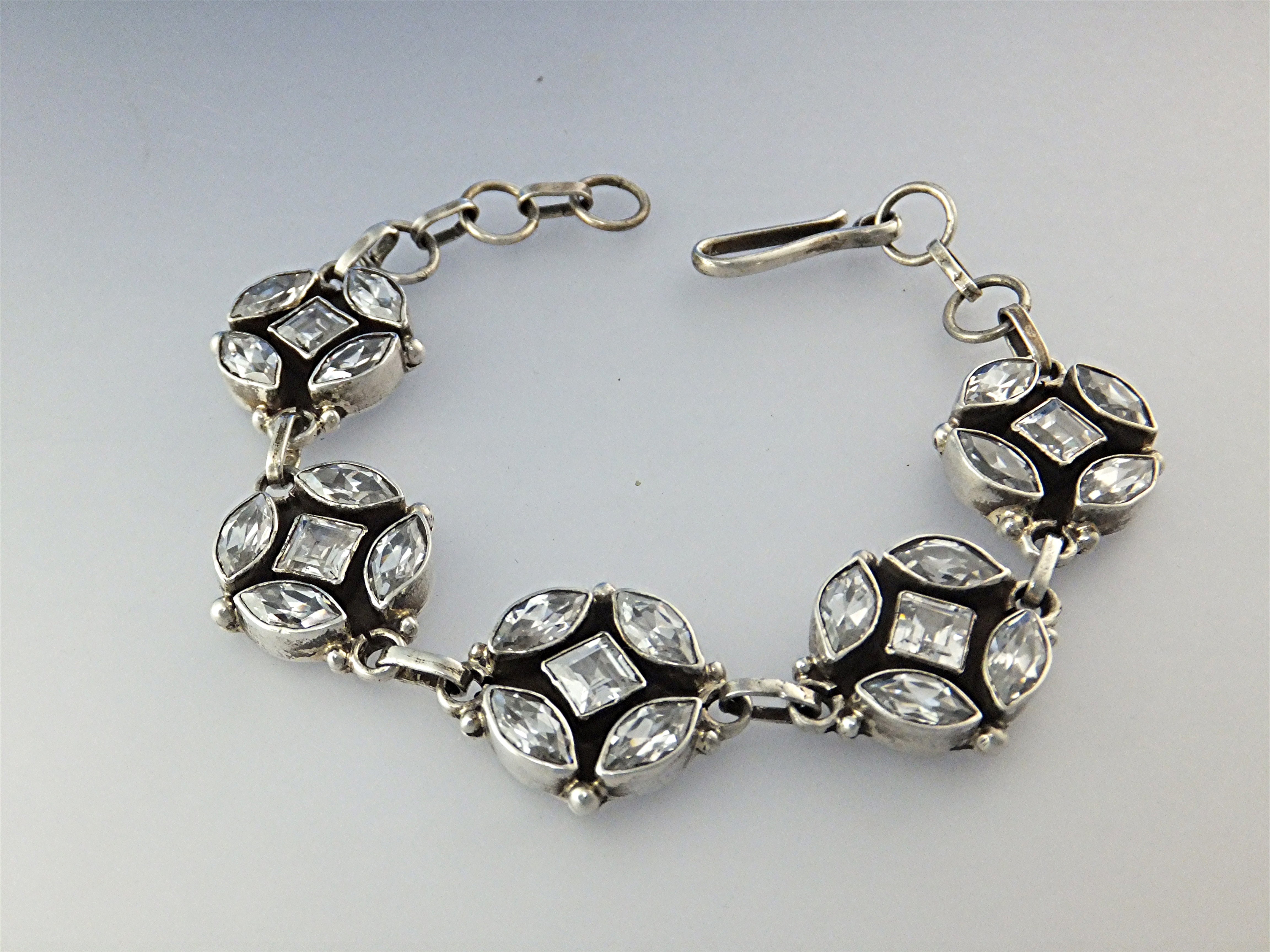 Bracelet Sterling Silver Natural White ZIRON