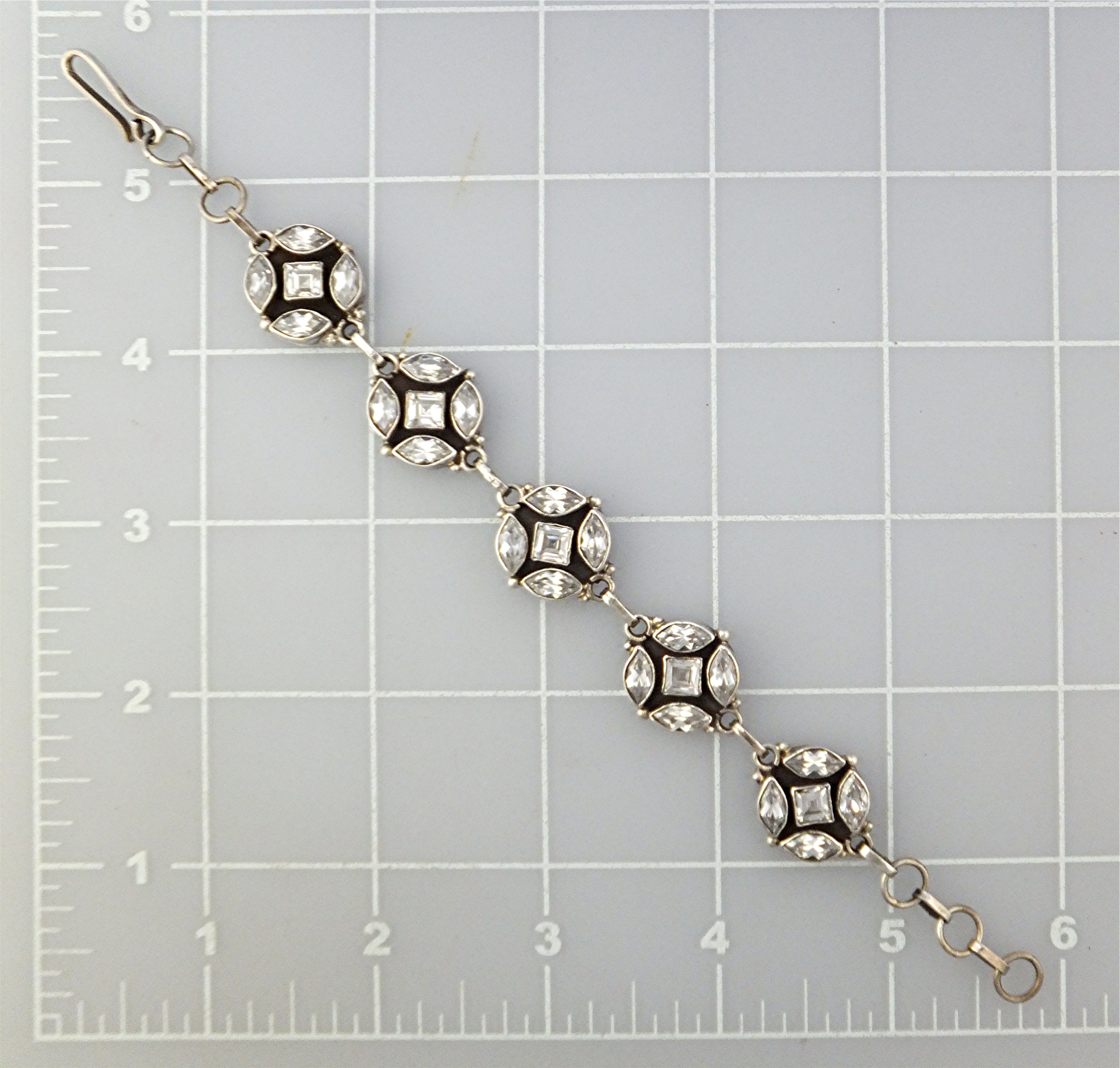 Bracelet Sterling Silver Natural White ZIRON