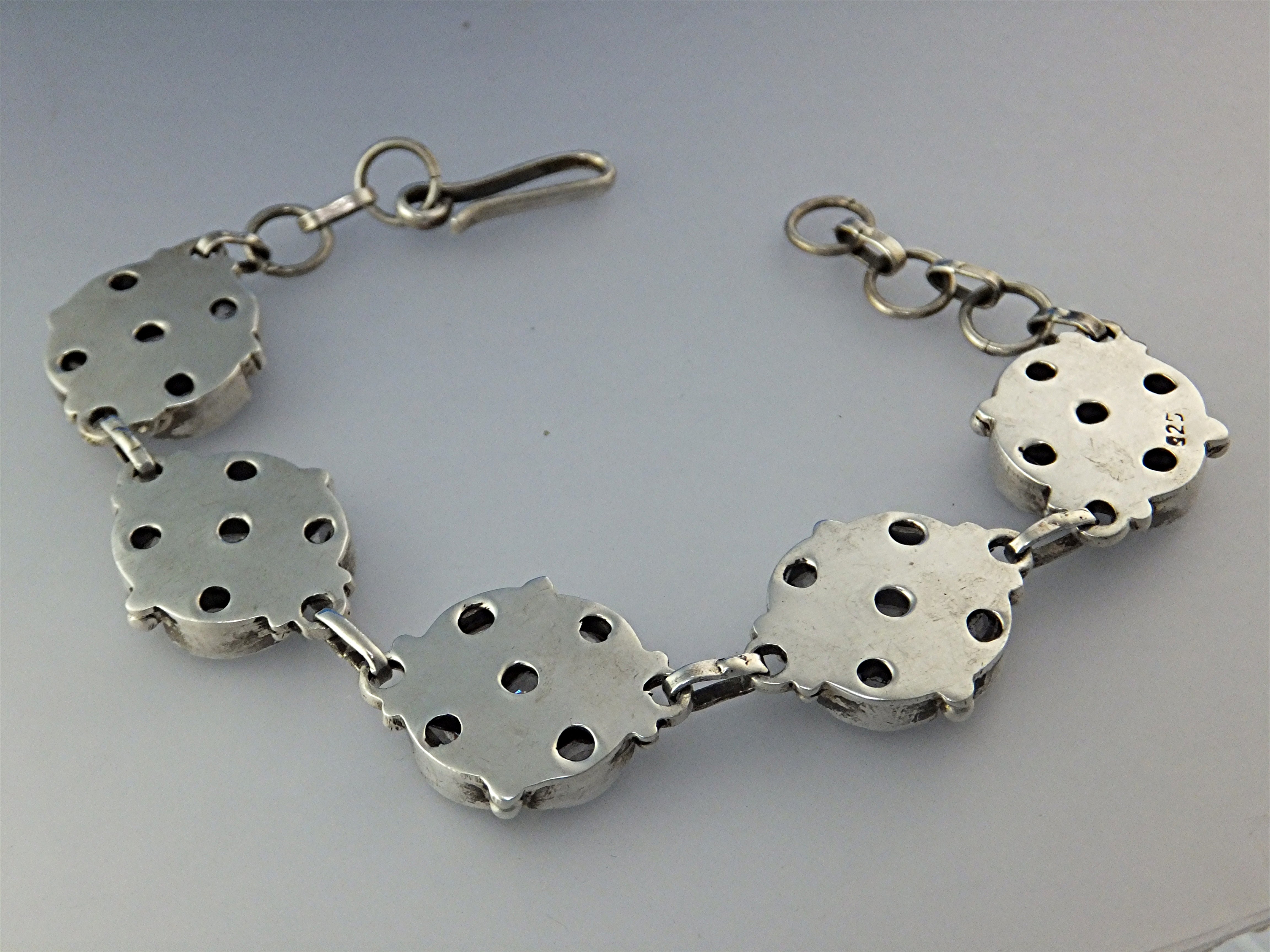 Bracelet Sterling Silver Natural White ZIRON