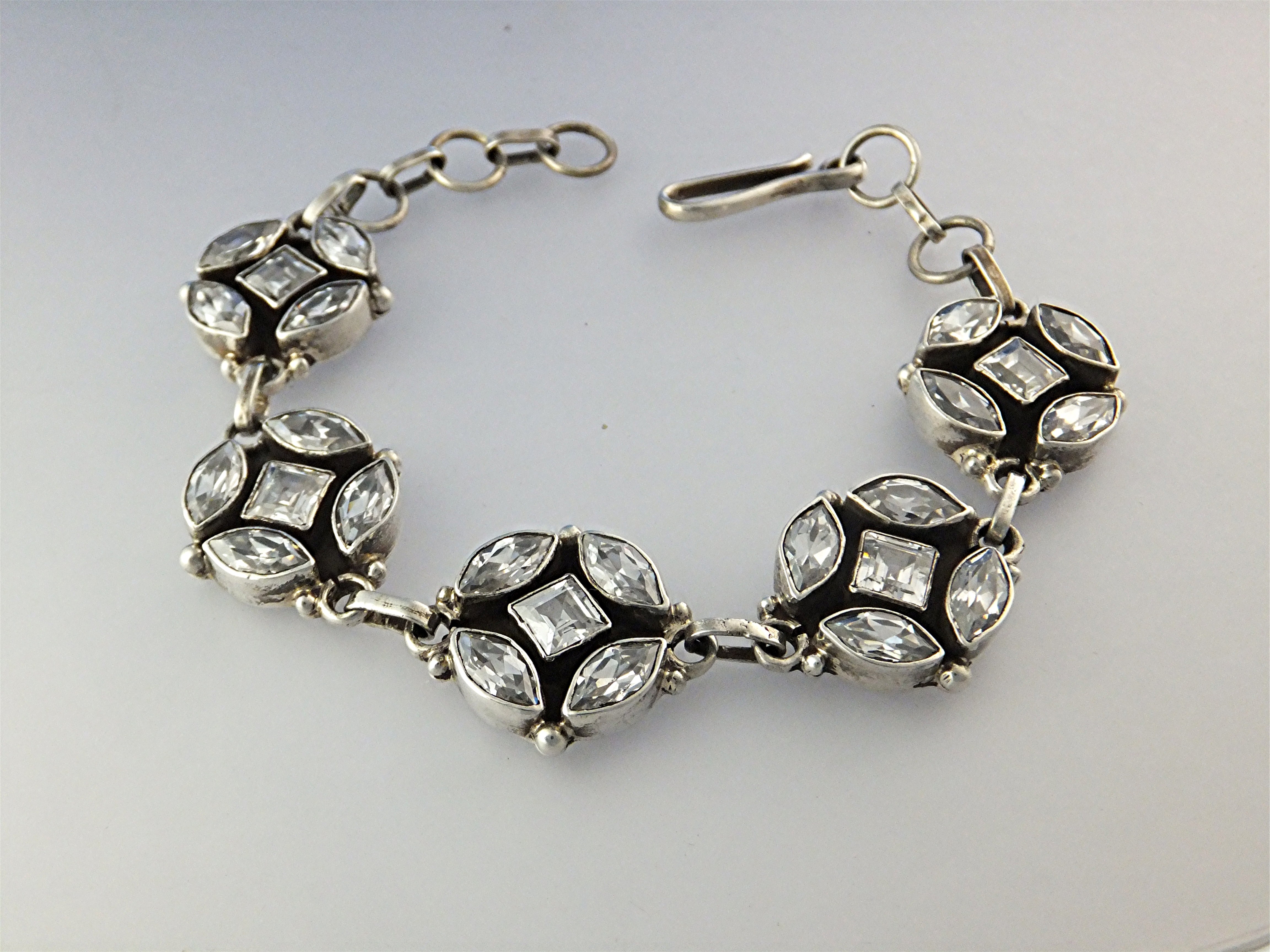 Bracelet Sterling Silver Natural White ZIRON