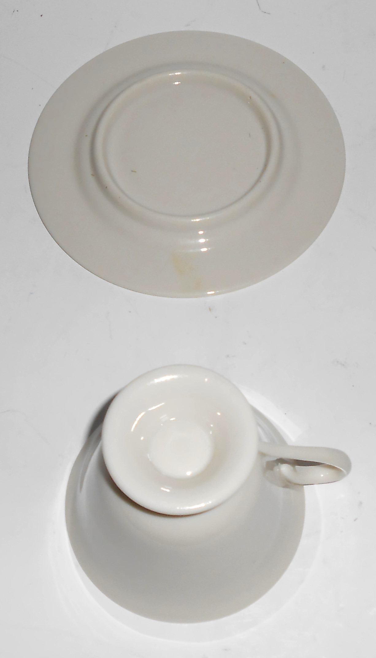 Flintridge China Bon-Lite Demitasse Cup & Saucer Set