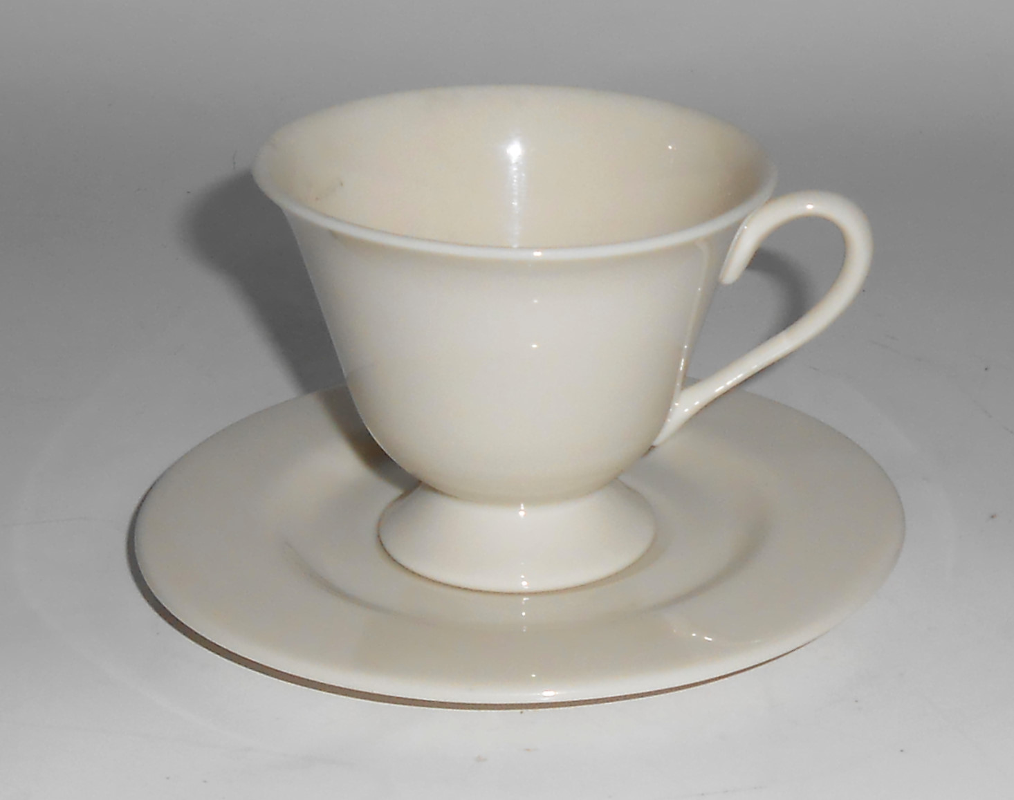 Flintridge China Bon-Lite Demitasse Cup & Saucer Set