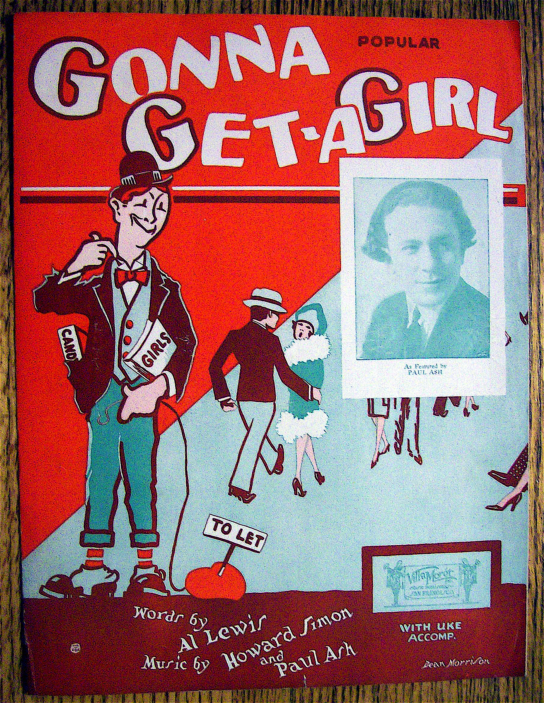 Sheet Music For 1927 Gonna Get A Girl