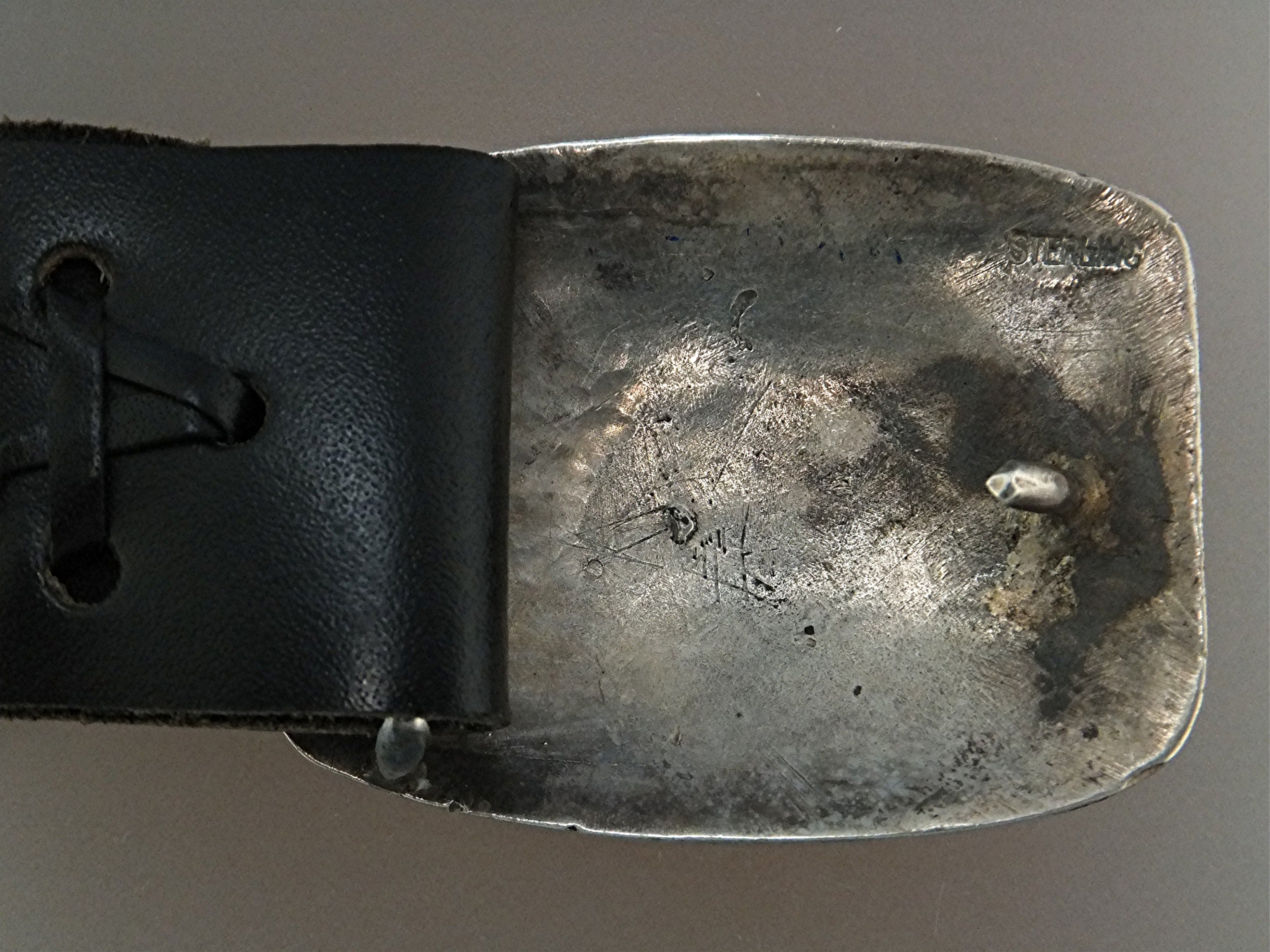 Concho Belt Sterling Silver Turquoise Dan Lovato