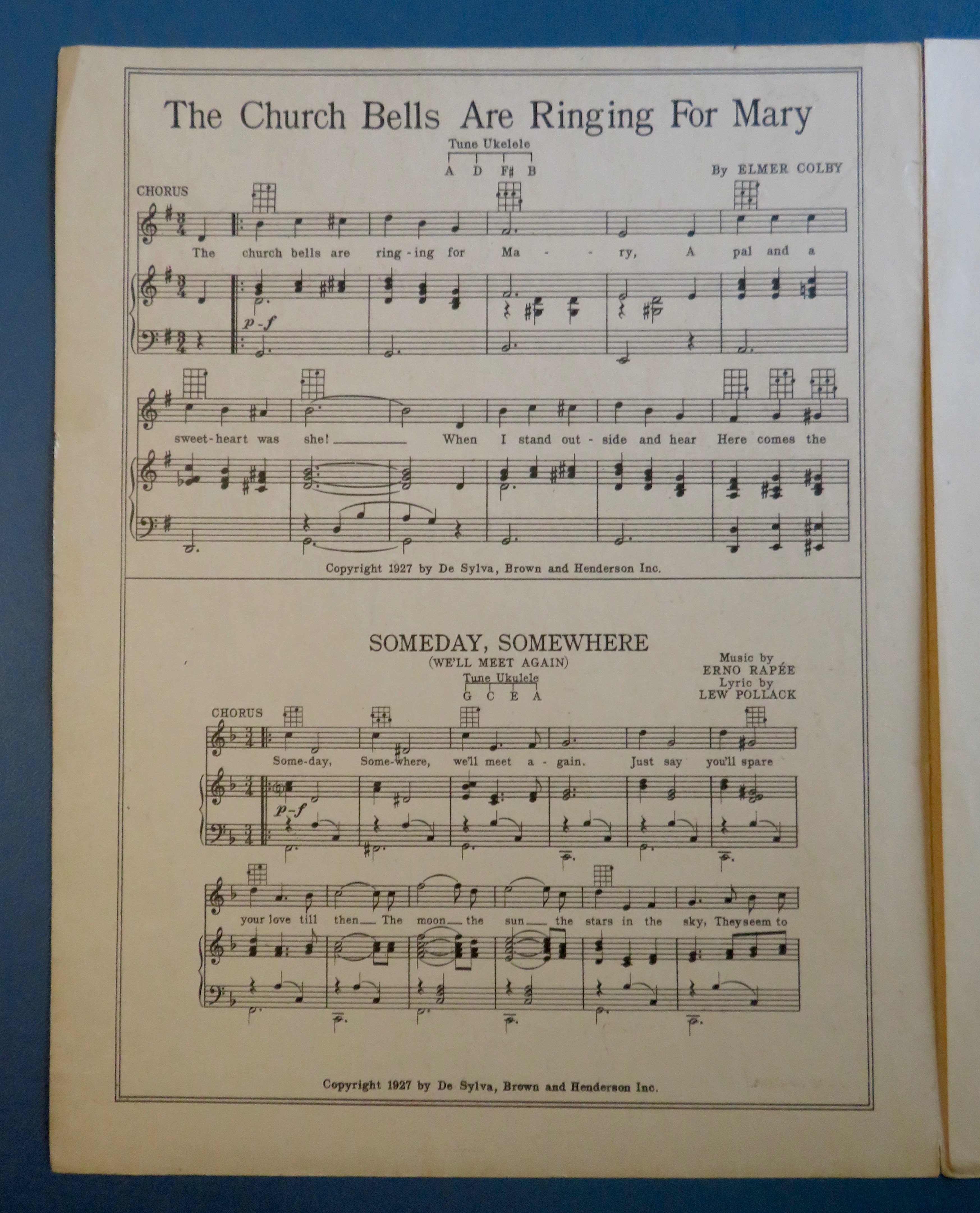 1928 Sonny Boy Sheet Music Al Jolson Cover