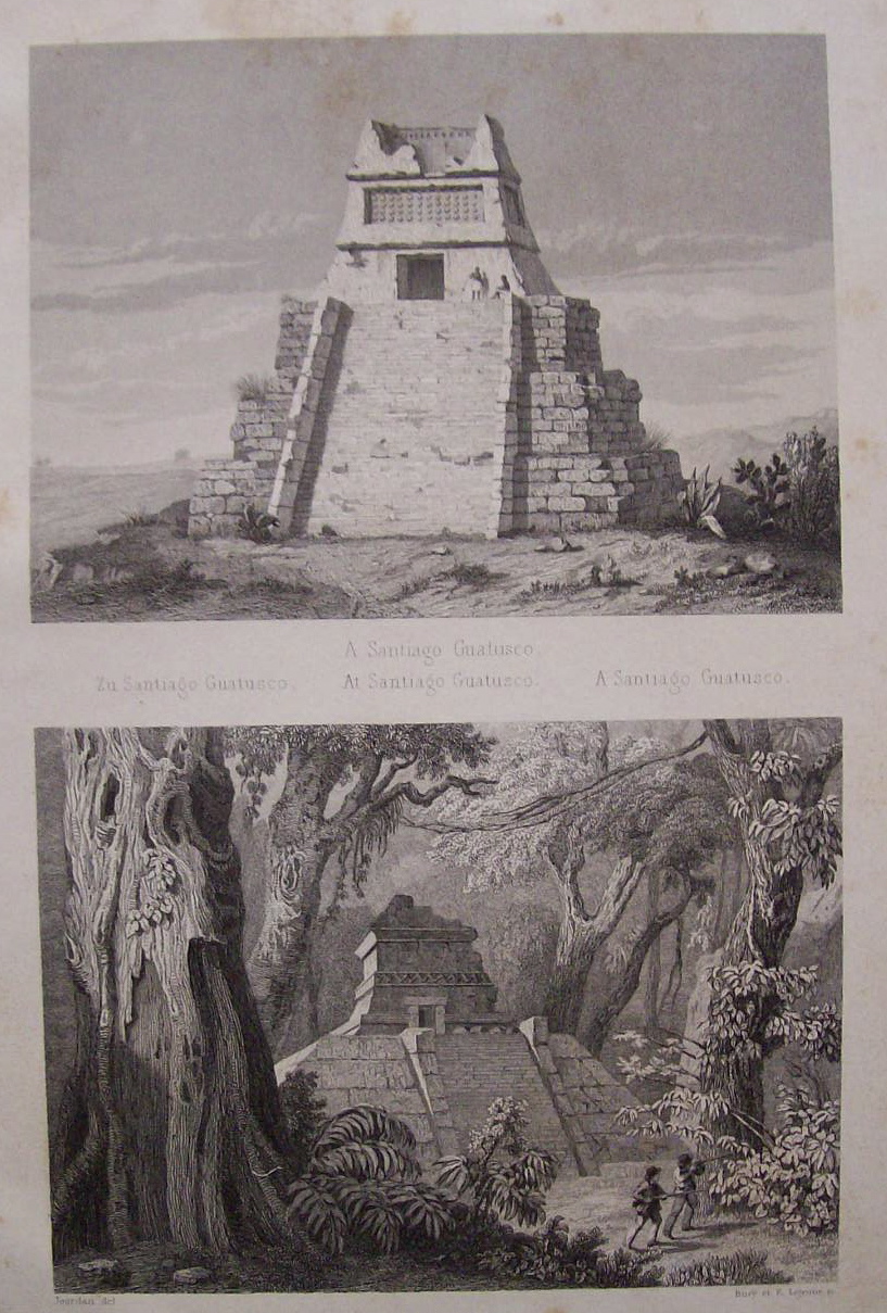 Monuments Mexicains  (1852 Lithograph)