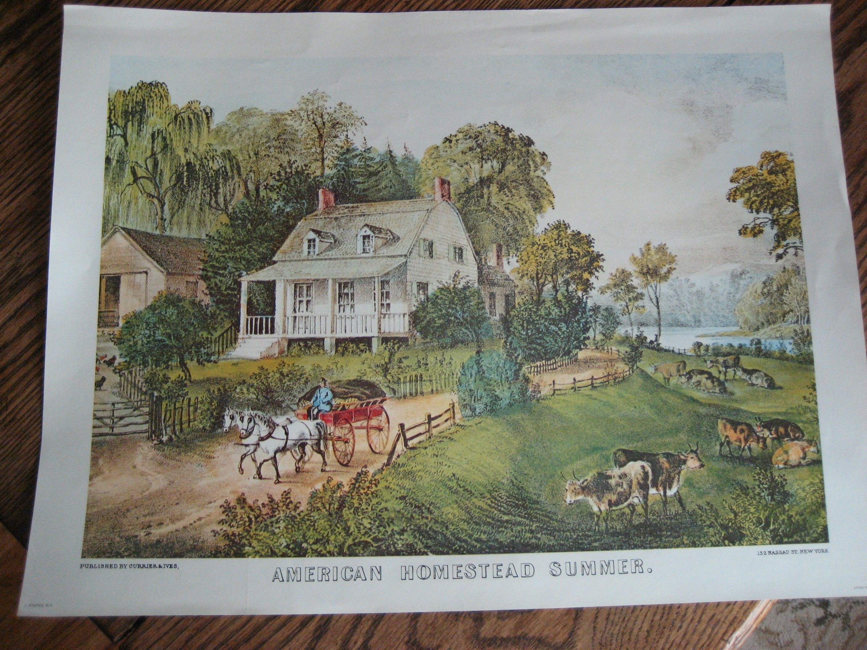 Currier & Ives American Homestead Summer