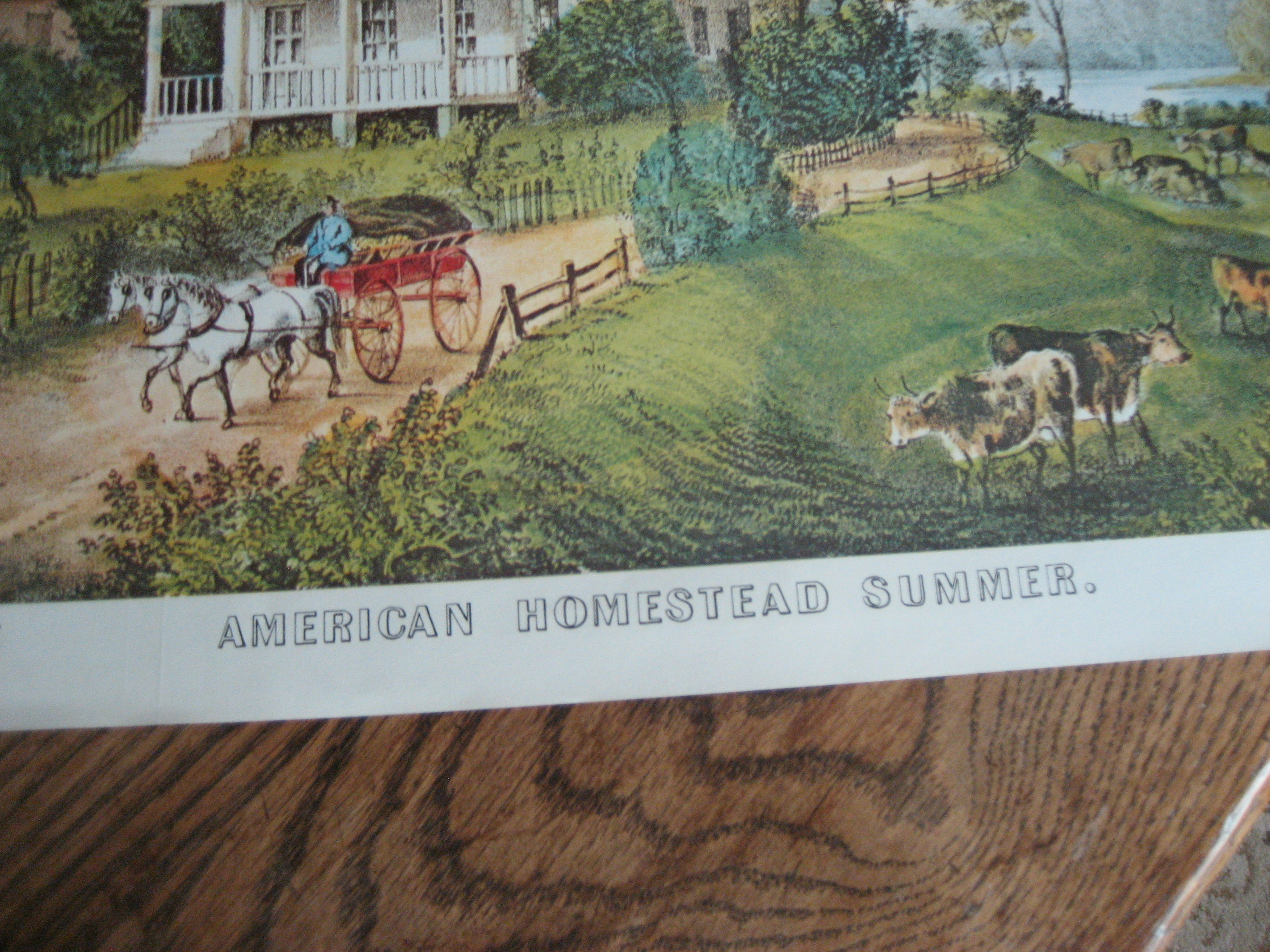 Currier & Ives American Homestead Summer
