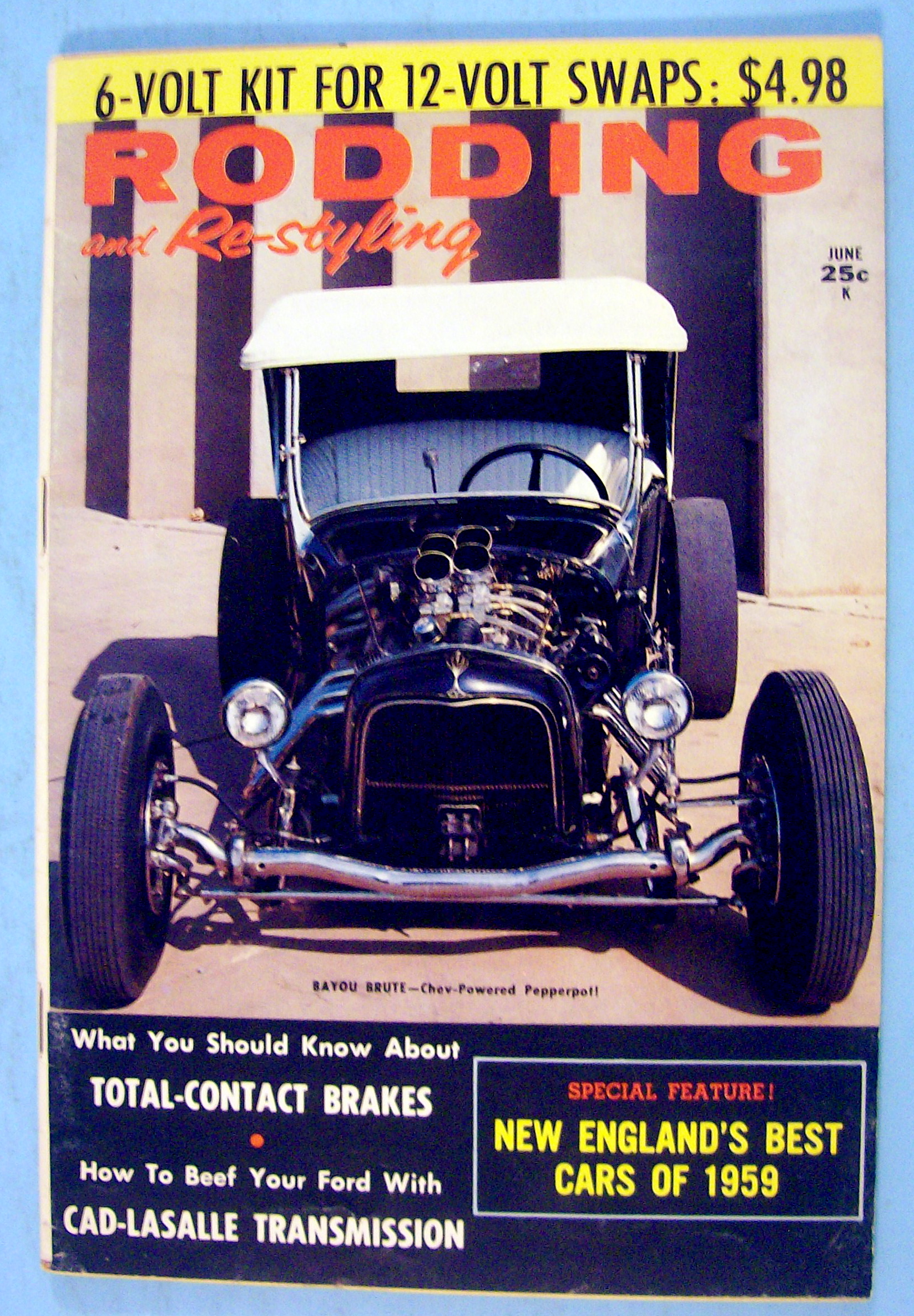 Rodding And Re-Styling June 1959 Total Contact Brakes
