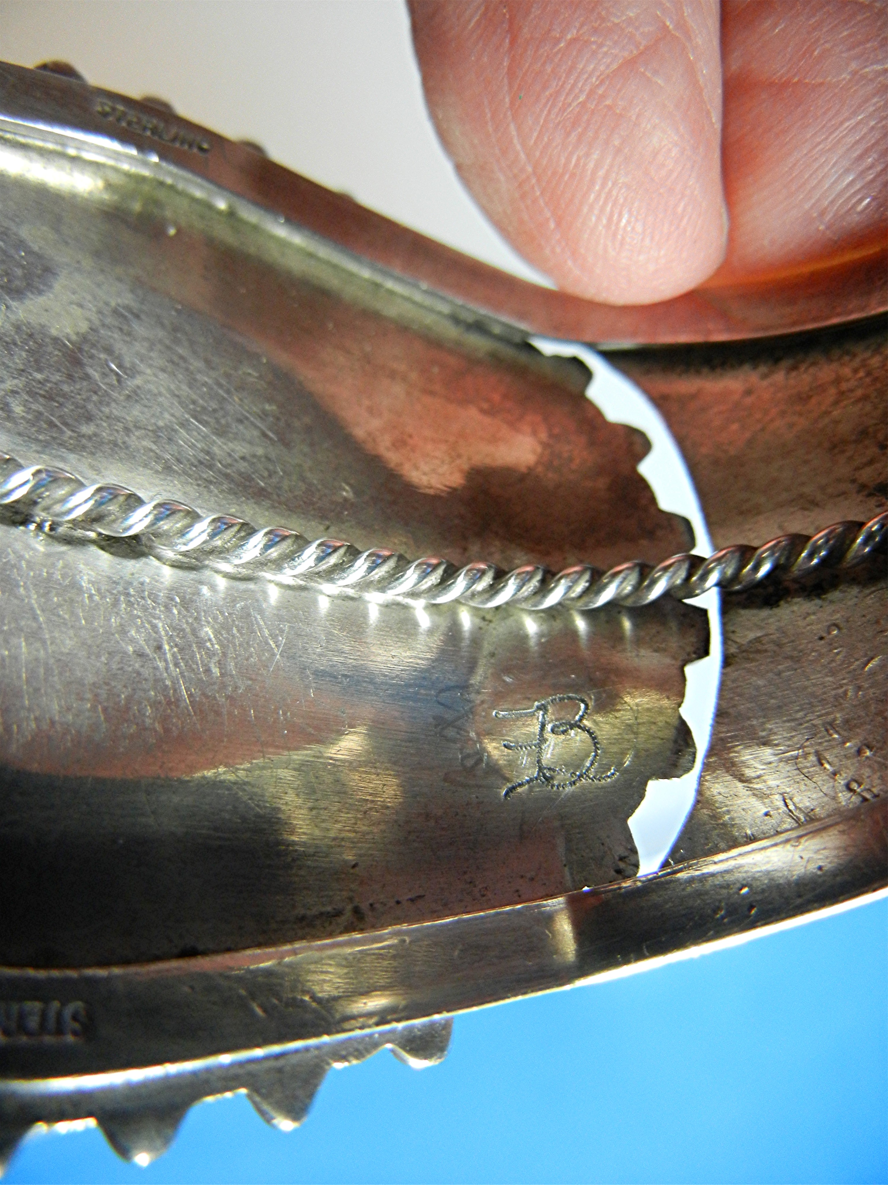 Eula Mae Begay Zuni Sterling Silver Turquoise Cuff