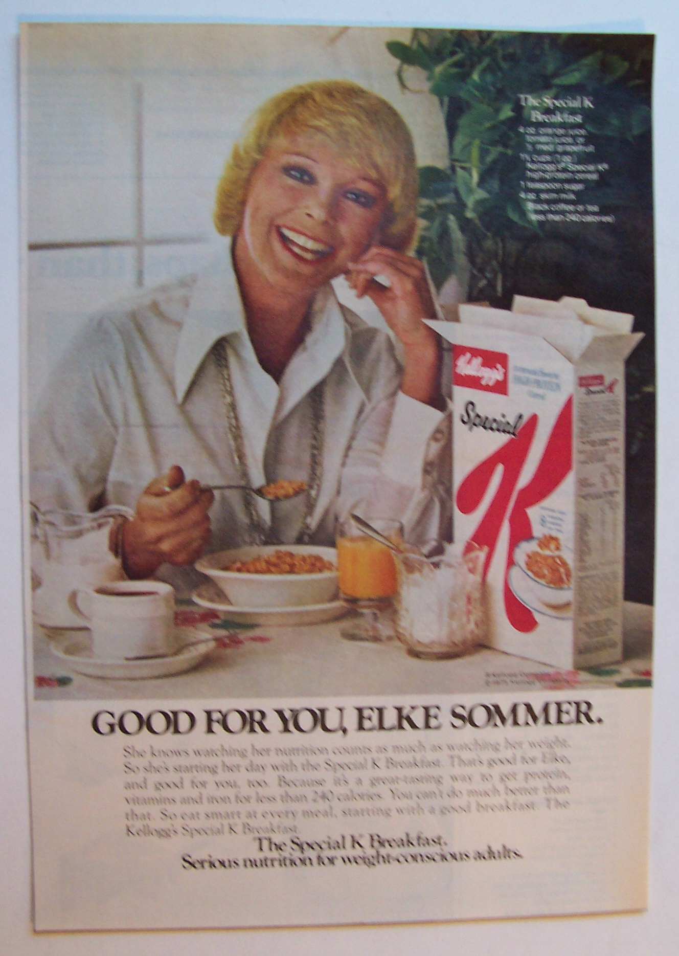 1975  Kellogg's  Special  K  with  Elke  Sommer