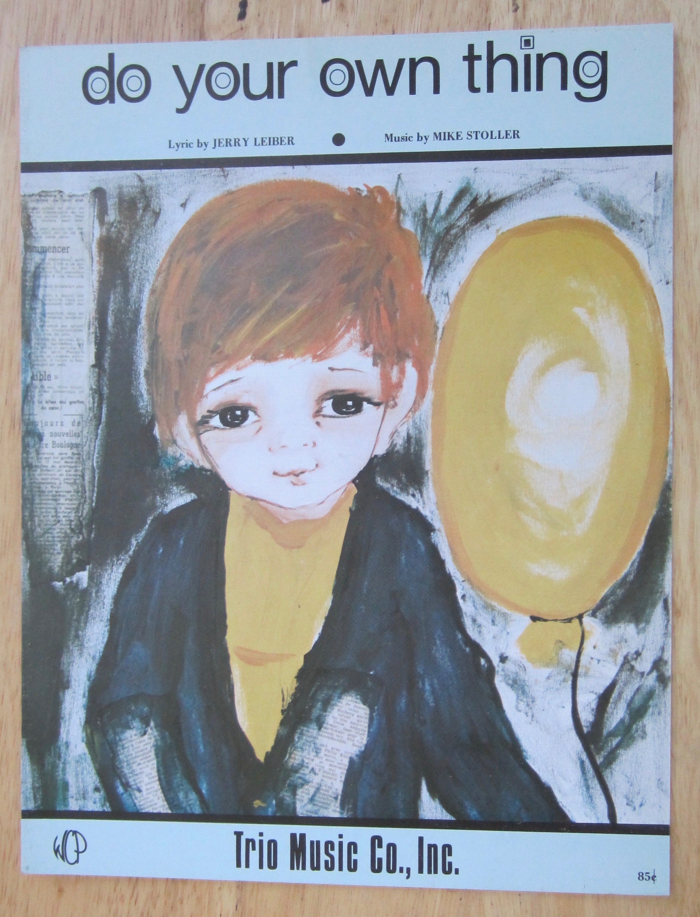 1968 Do Your Own Thing Sheet Music