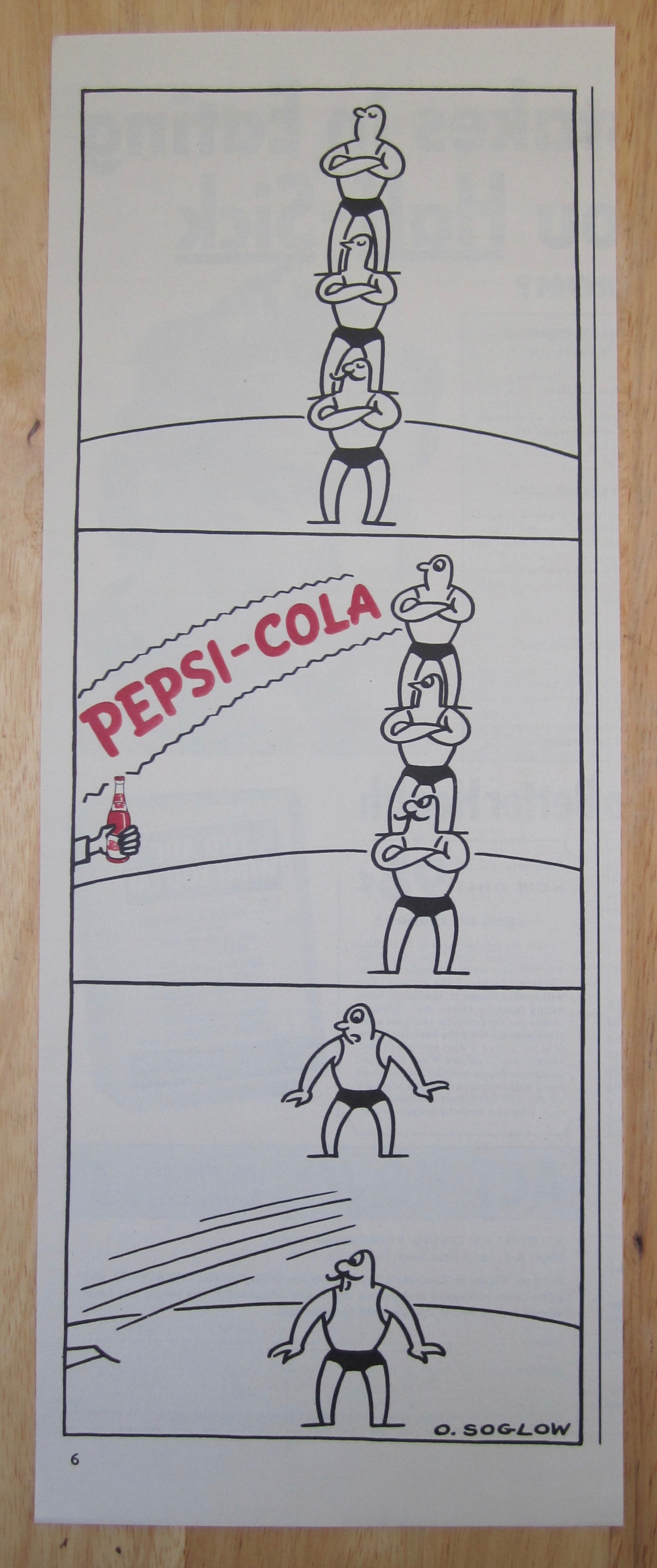 1942 Pepsi Cola (Pepsi) w/ Men Balancing on Each Other